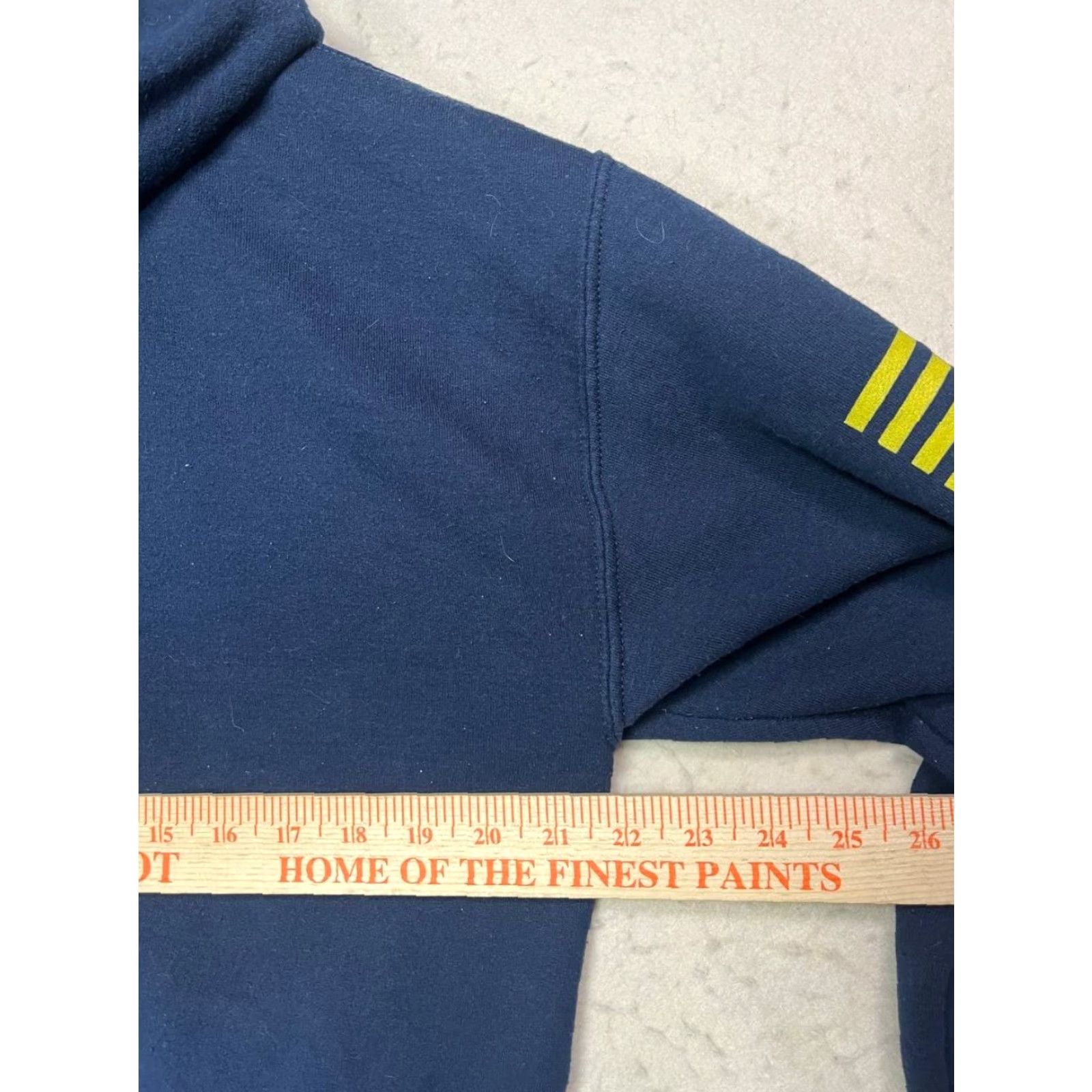 Vintage Grunt Style Pullover Hoodie Mens Size M Blue, Hooded, Fleece, Cotton Blend, Regular Fit, Long Sleeve, Crew Neck, Solid, Unit Size US M / EU 48-50 / 2 - 4 Thumbnail