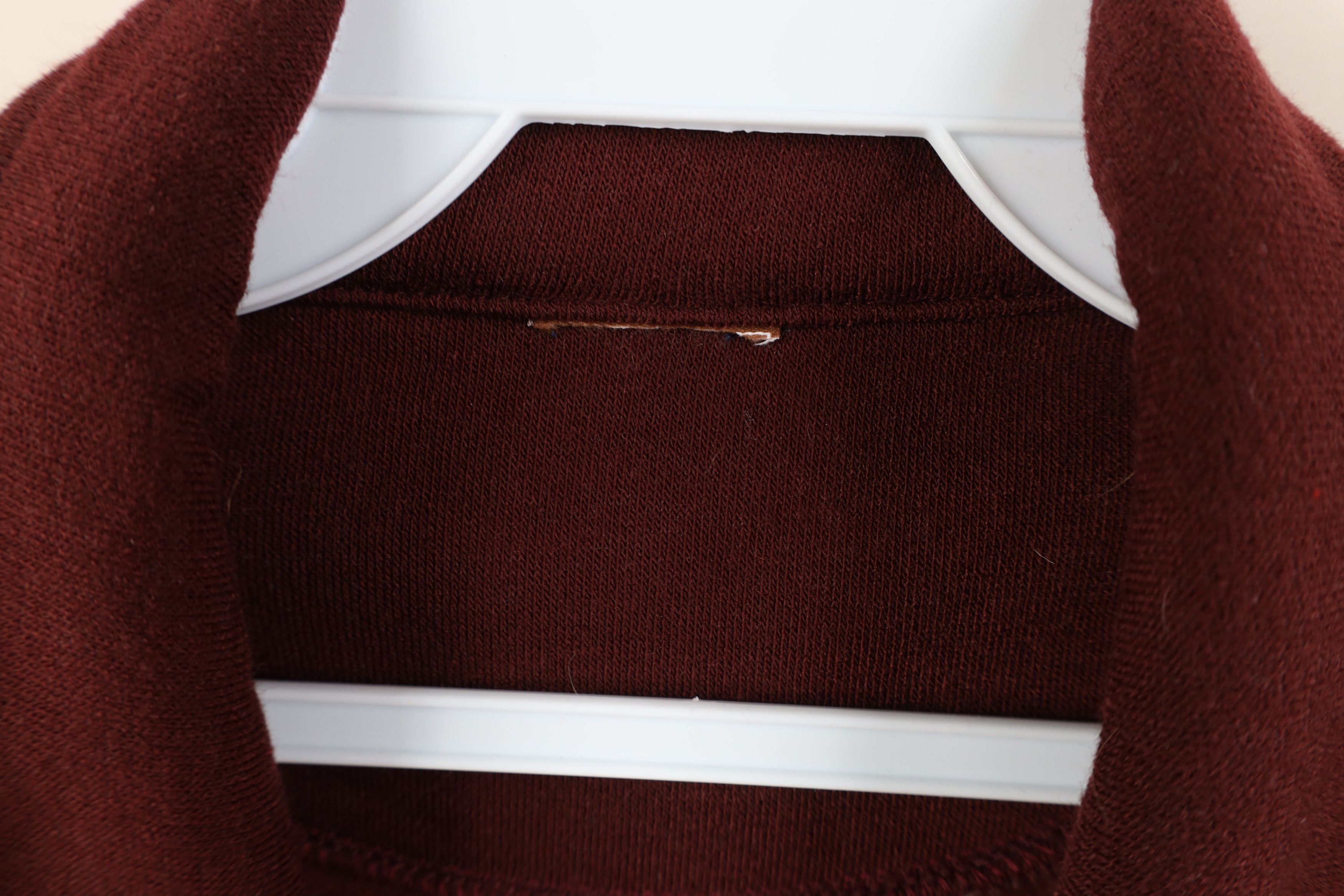 Vintage Vintage 90s Streetwear Collared Pullover Sweatshirt Red Size US XL / EU 56 / 4 - 9 Thumbnail