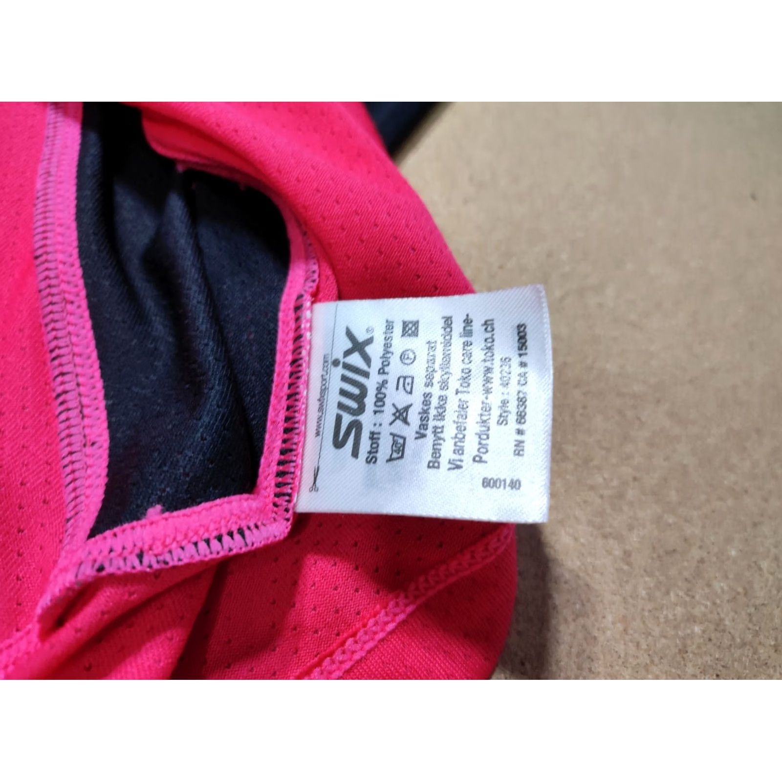 Vintage SWIX Womens Pink T-Shirt Sport Top Tee Running Workout Short Sleeves XL Size XL / US 12-14 / IT 48-50 - 7 Thumbnail