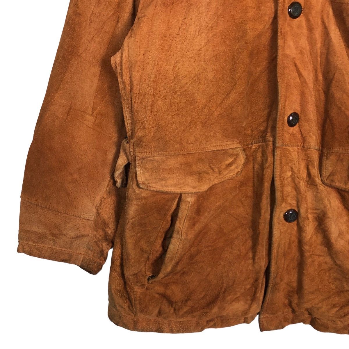 Hai Sporting Gear 🔥Vtg Genuine Leather Jacket Japan Inspire Issey Miyake Size US L / EU 52-54 / 3 - 4 Thumbnail