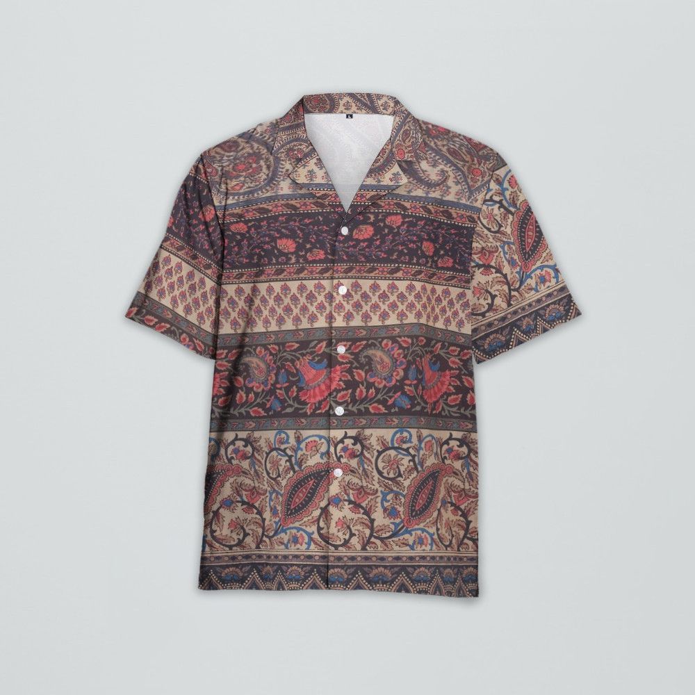 Designer Voyage Imaginaire-Print Bowling Shirt Size US M / EU 48-50 / 2 - 3 Thumbnail