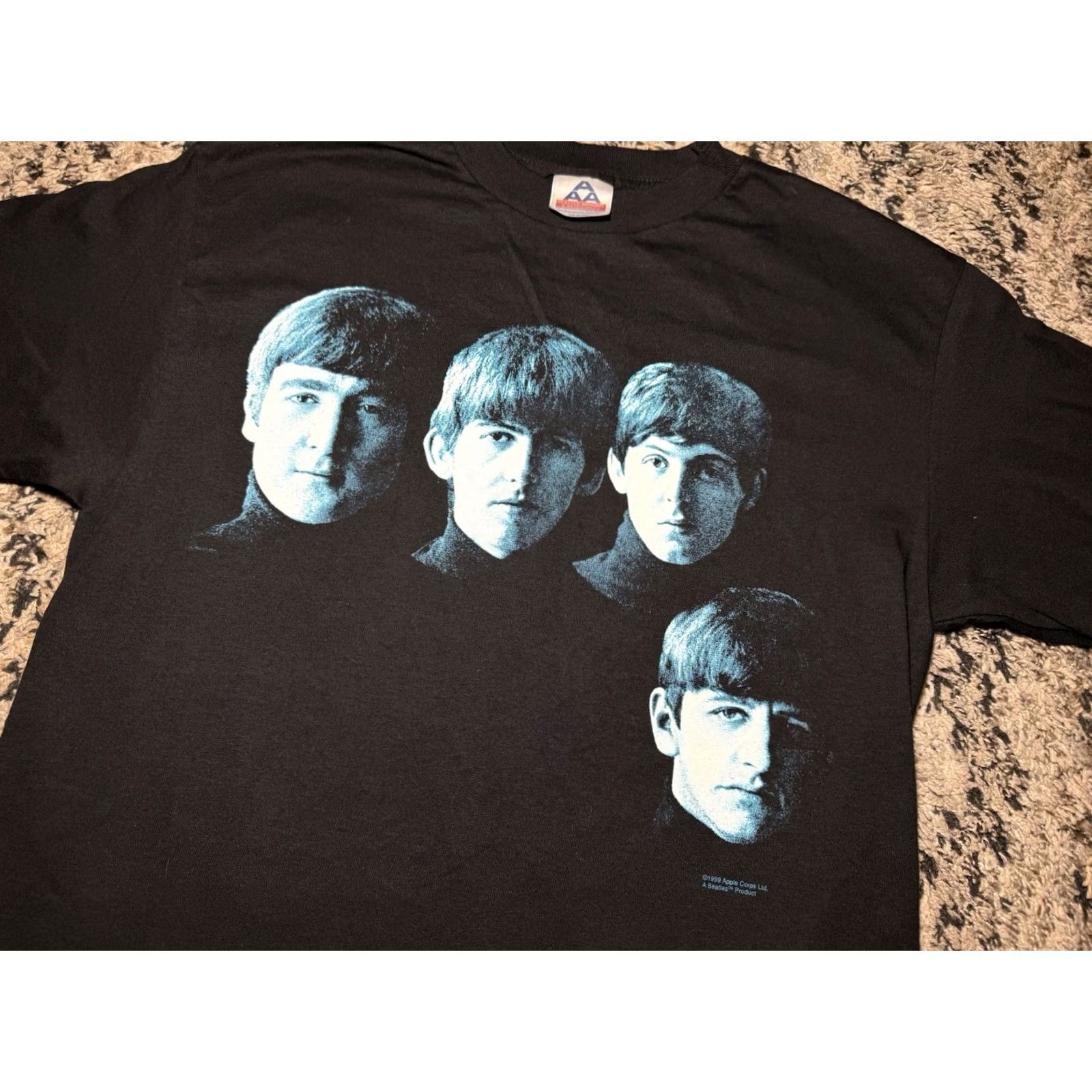 Doublet VINTAGE BEATLES Shirt Mens Med Black Graphic Tee Double Sided Band T Retro 1999 90s Size US M / EU 48-50 / 2 - 2 Thumbnail