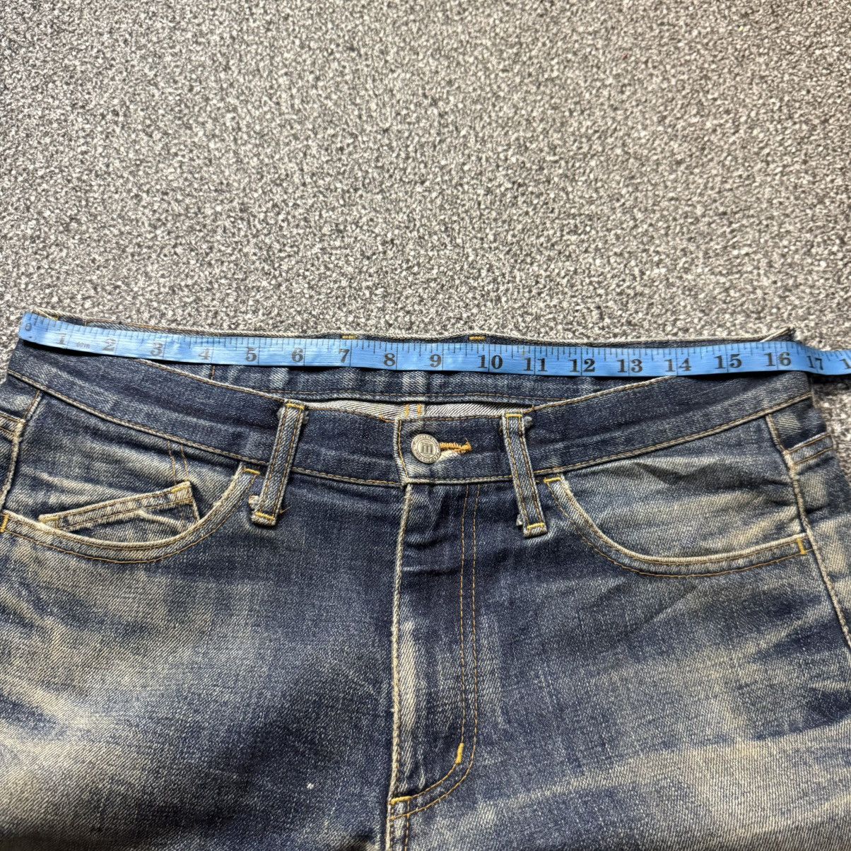 Indigo 🔥🇯🇵 Japanese LGB Rusty Monkey Time Indigo Dyed Denim Size US 33 - 10 Thumbnail