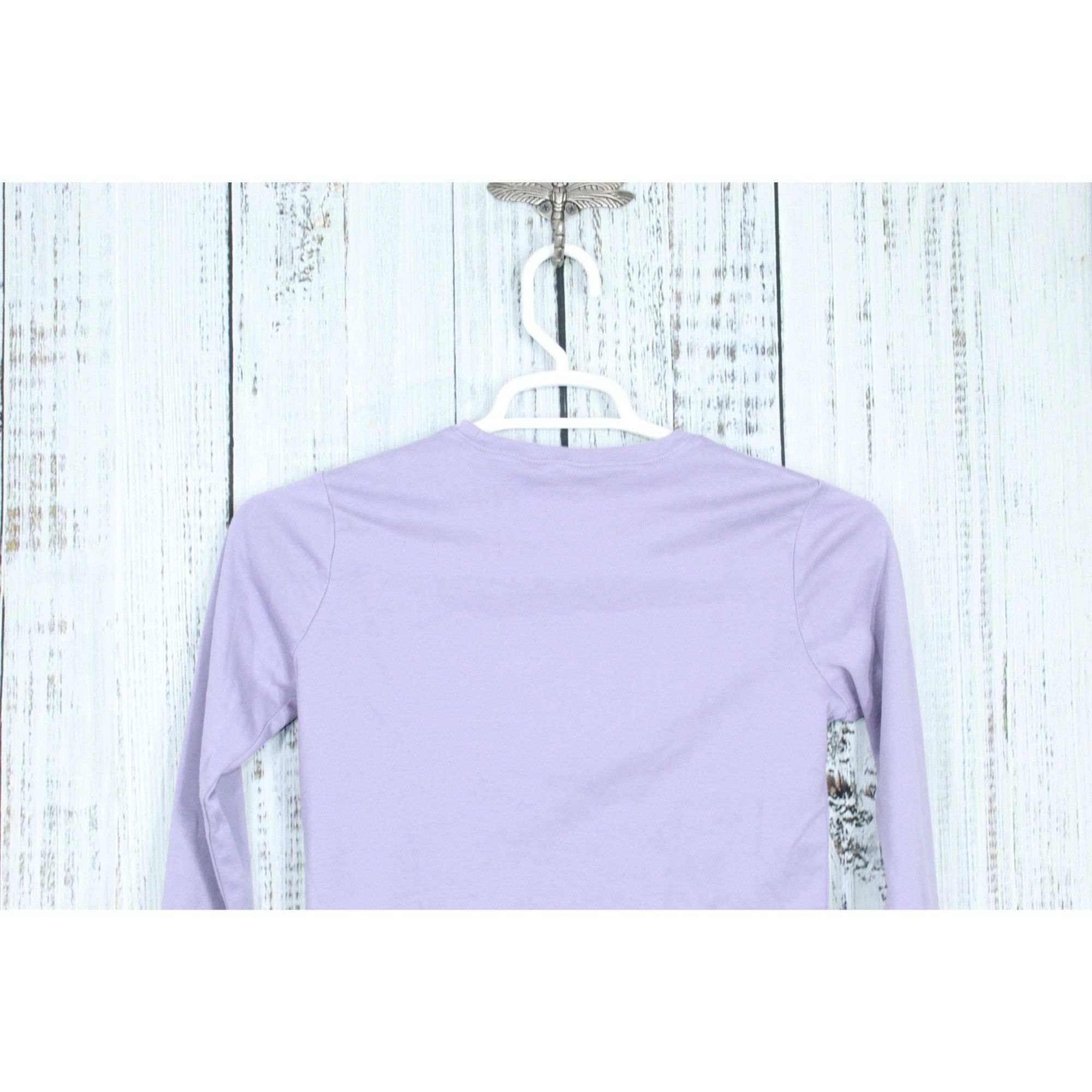 L.L. Bean LL Bean Dusty Purple Pima Long Sleeve Crew Tee Size XS / US 0-2 / IT 36-38 - 6 Thumbnail