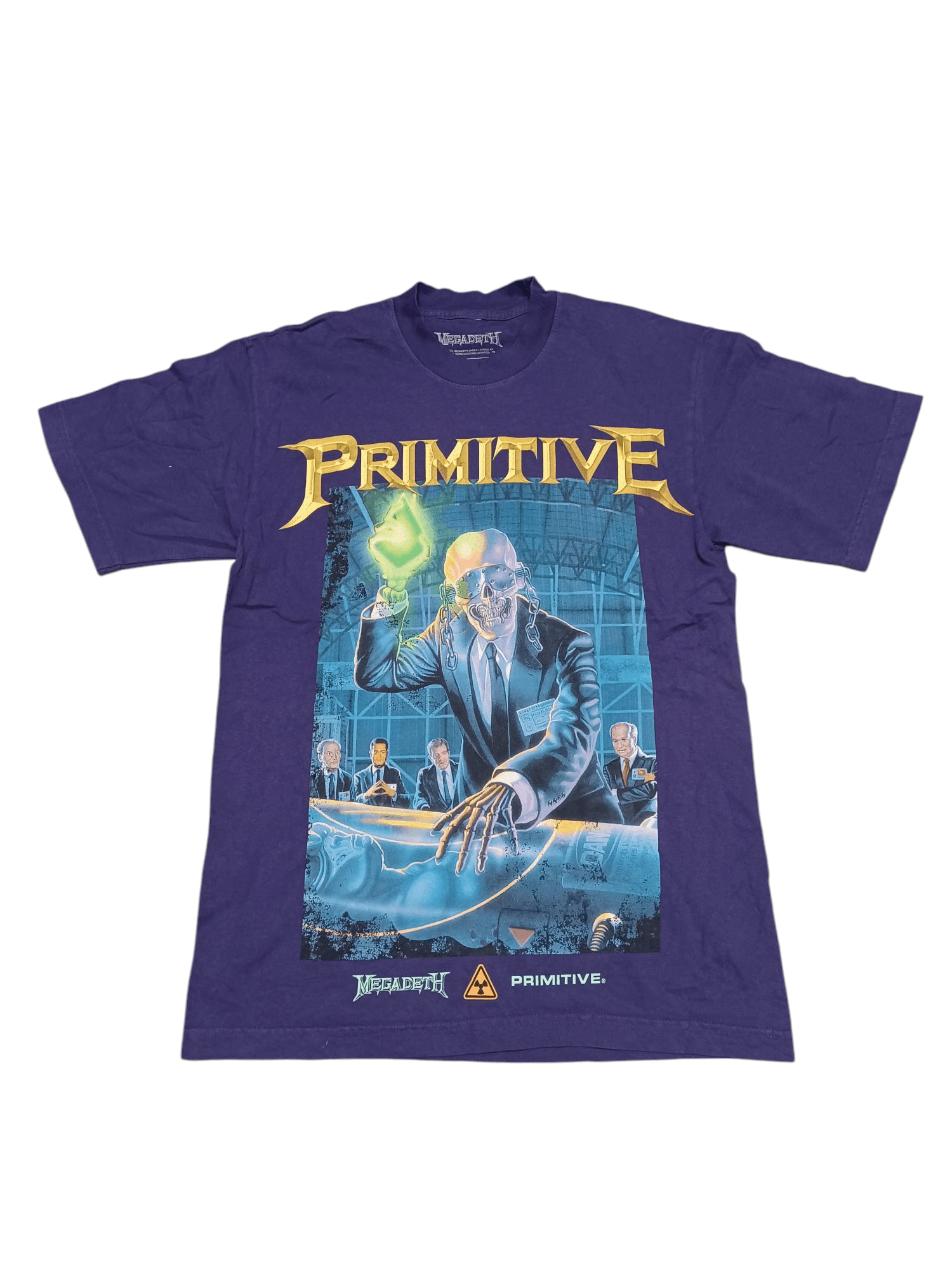 Megadeth MEGADETH X PRIMITIVE MADE IN USA SKULL TEE ROCK BAND Size US S / EU 44-46 / 1 - 1 Thumbnail