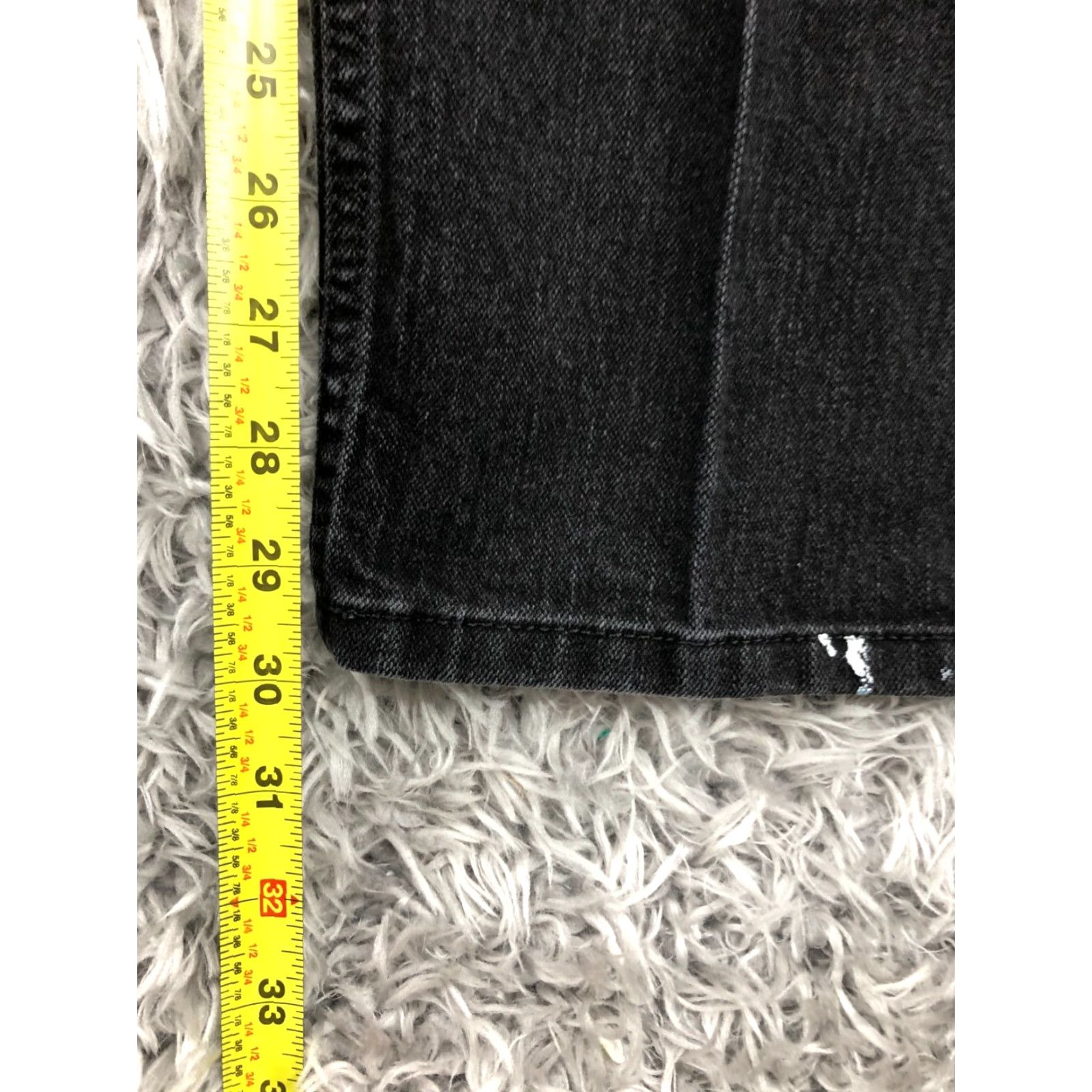 Vera Wang Vera Wang Simply Jeans Women Dark Wash Black 8 Regular 31 Inseam 5-Pocket Straight Denim Cotton Zipper Button Logo Belt Loops Vintage No Flaw Size 30" / US 8 / IT 44 - 3 Thumbnail