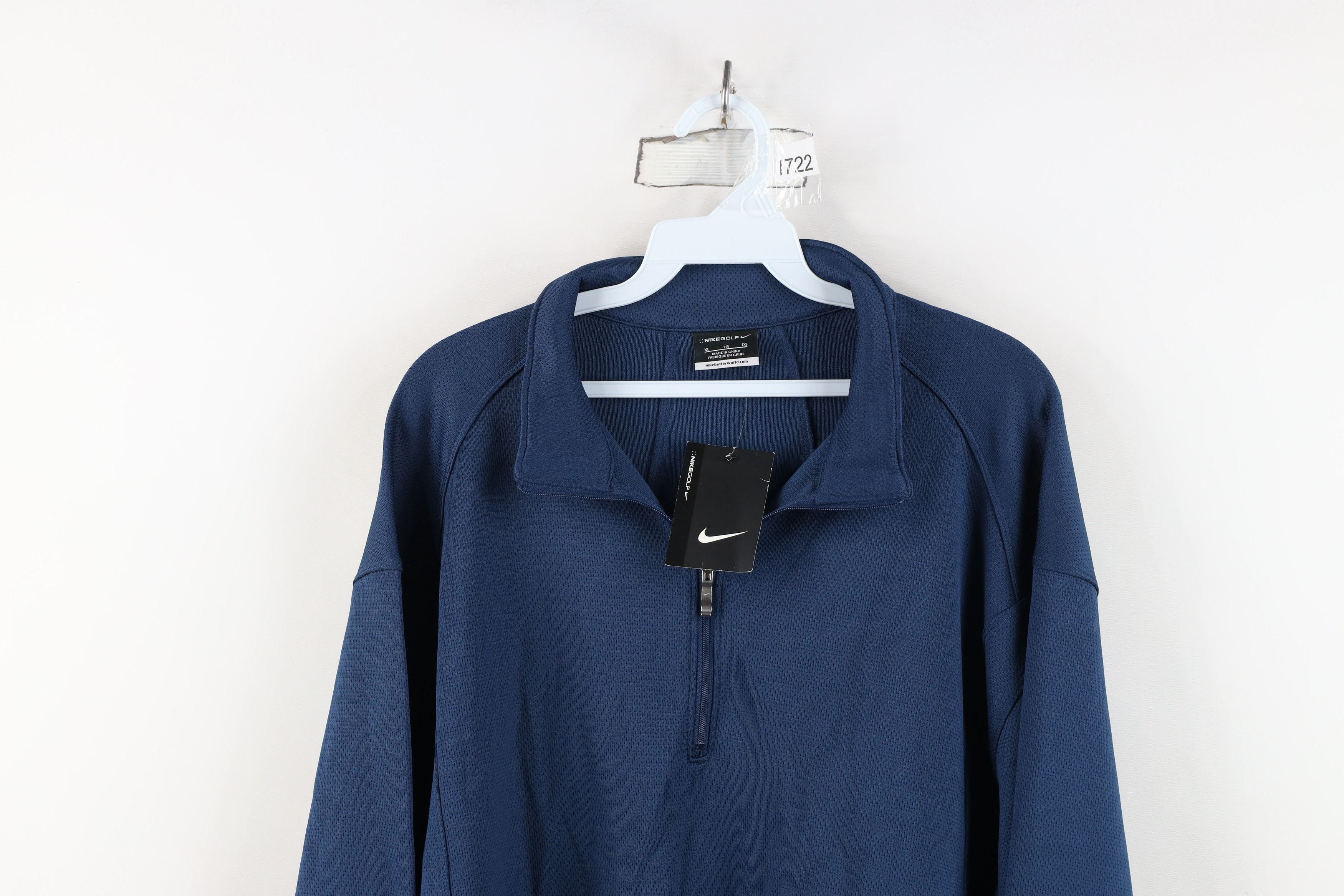 Nike New Nike Golf Mini Swoosh Thermal Knit Half Zip Sweater Size US XL / EU 56 / 4 - 2 Thumbnail
