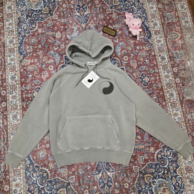 Our Legacy Our Legacy Hooded Long Sleeve Sweatshirt, Washed Gray Size US M / EU 48-50 / 2 - 1 Thumbnail