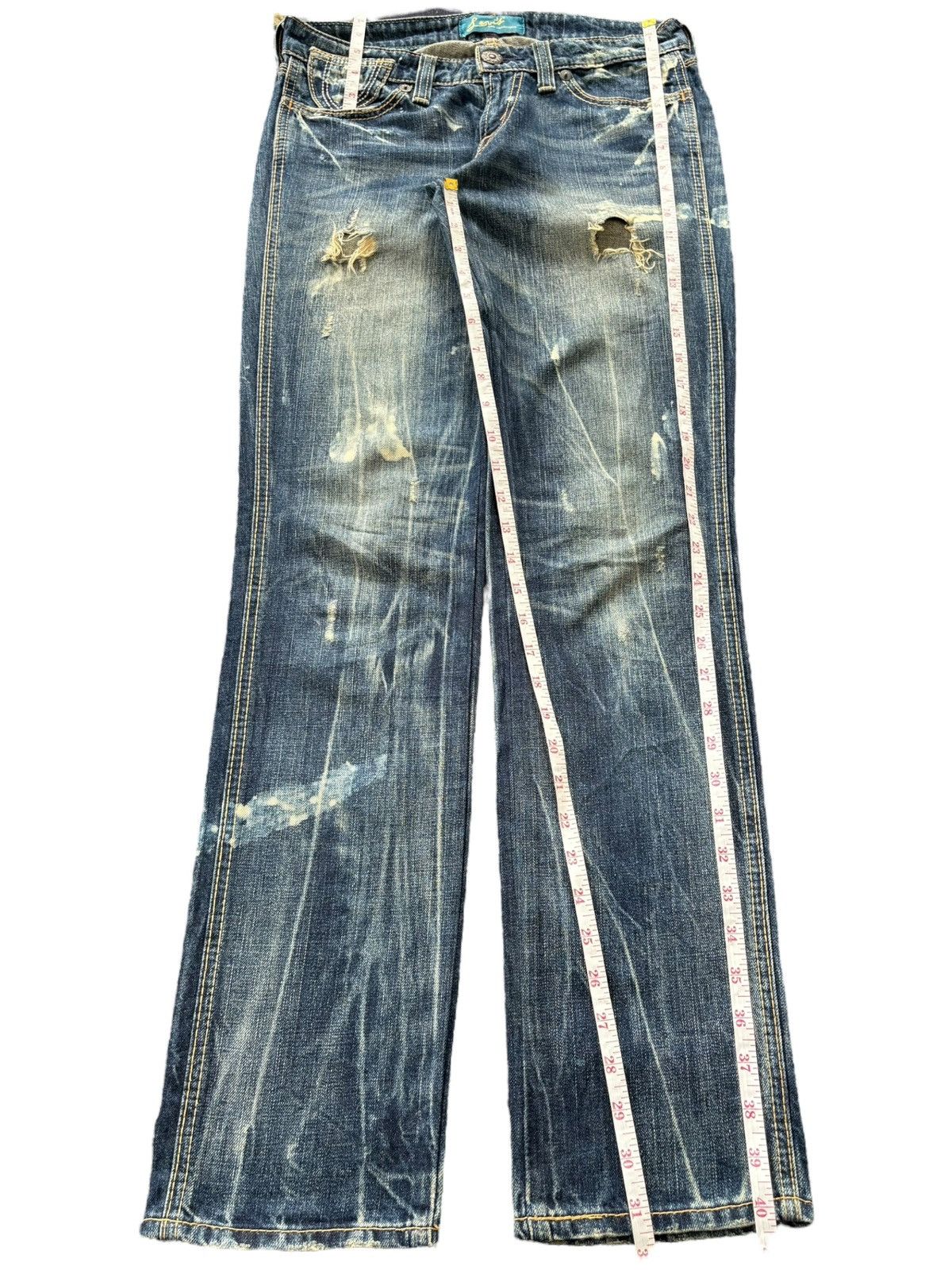 Levi's Vintage Levis Faded Wash Paint Splattered Distress Jeans Size 30" / US 8 / IT 44 - 7 Thumbnail