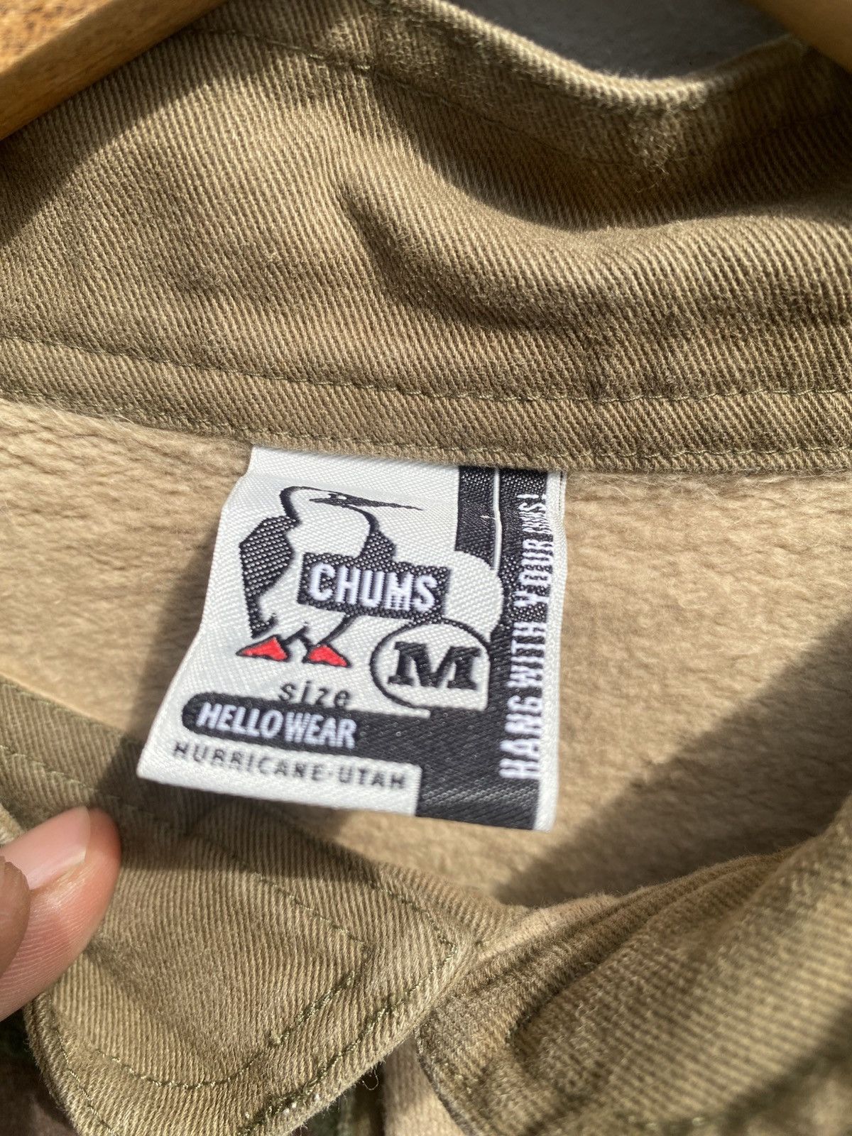 Chums Vintage Chums Camo Design Outdoor Brand Hiking Sweatshirt Size US L / EU 52-54 / 3 - 6 Thumbnail