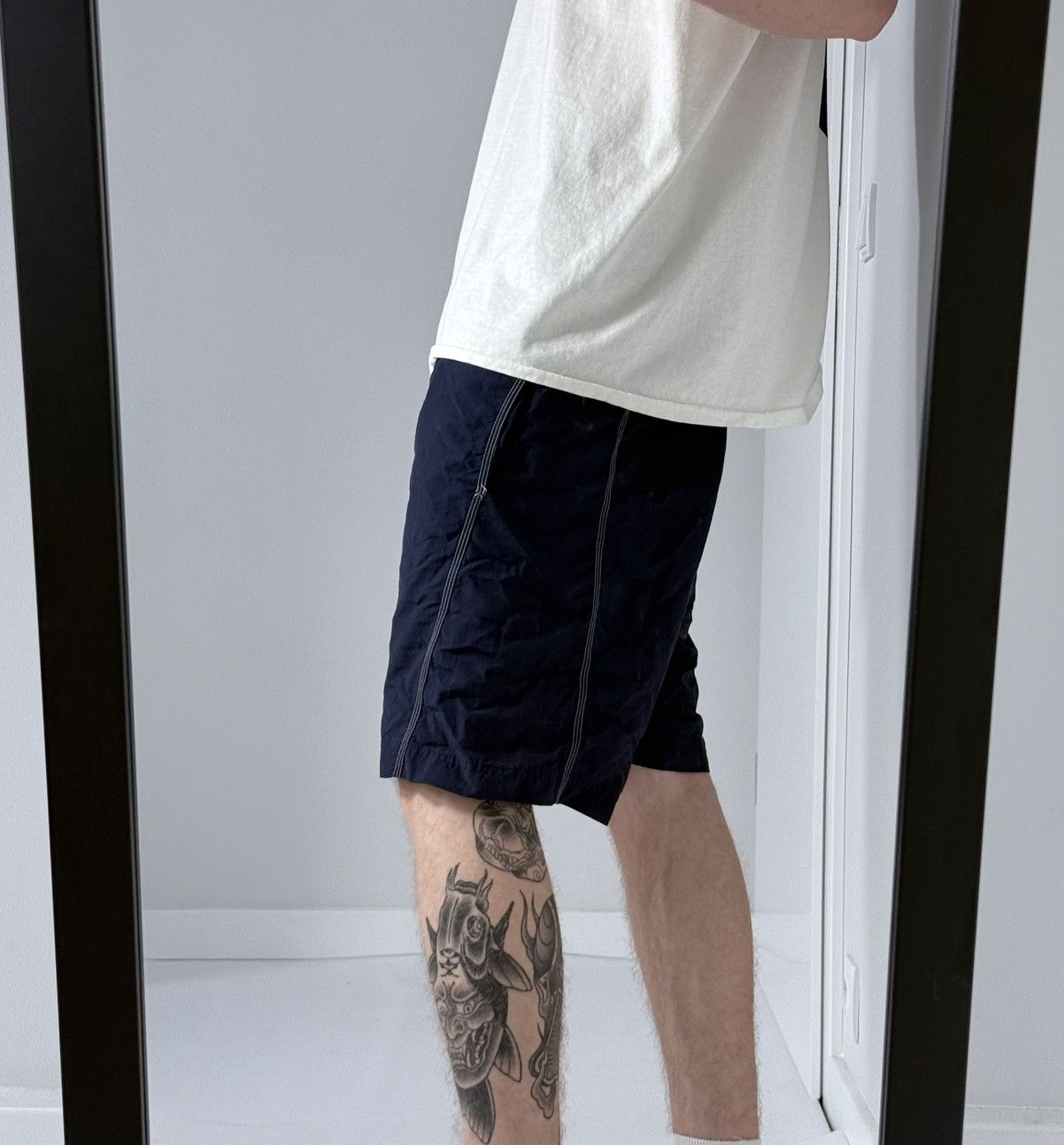 Nike Vintage Nike Y2K streetwear nylon track shorts Size US 31 - 2 Thumbnail