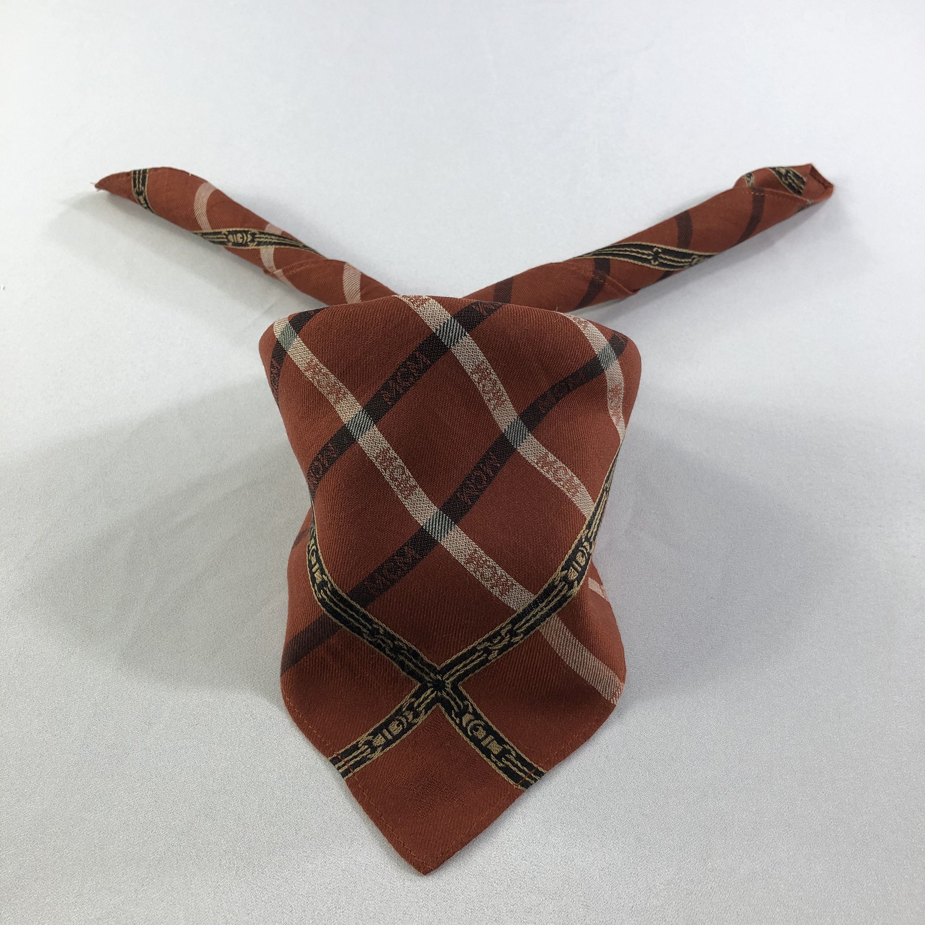 MCM MCM Brown Handkerchief Neckerchief Bandana H1717 Size ONE SIZE - 1 Thumbnail