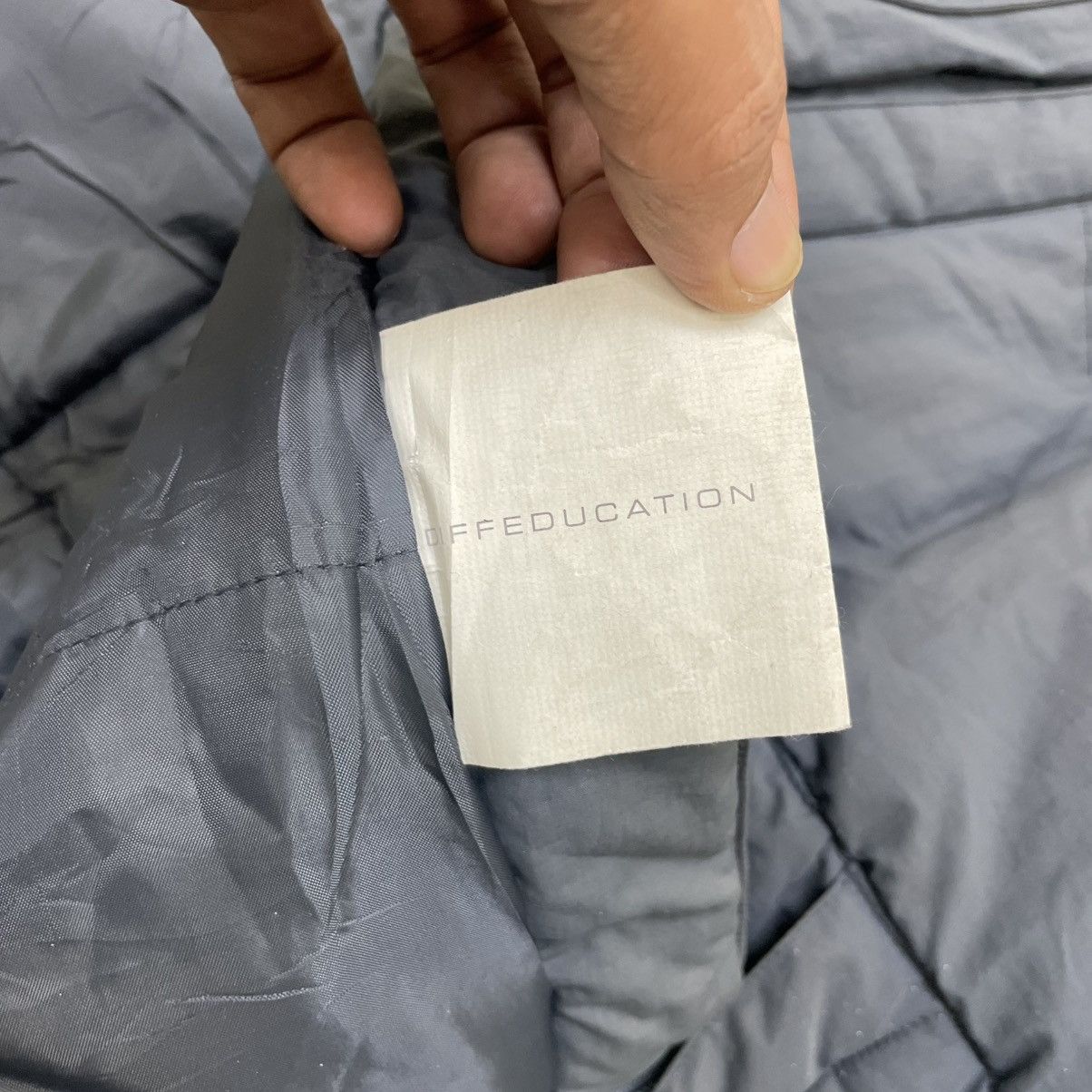 Feathers × Japanese Brand × Vintage Japanese Brand Diffeducation Hooded Puffer Parka Down Jacket Size US M / EU 48-50 / 2 - 8 Thumbnail