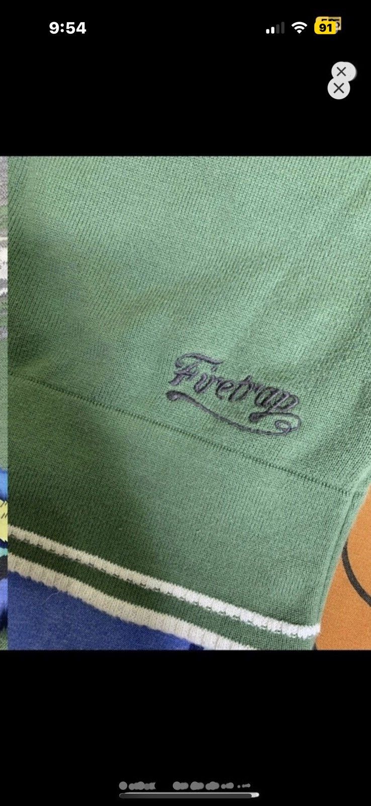 Vintage ***FINAL DROP***RARE FIRETRAP “WORLD IS YOURS” ZIP KNIT M Size US M / EU 48-50 / 2 - 3 Thumbnail