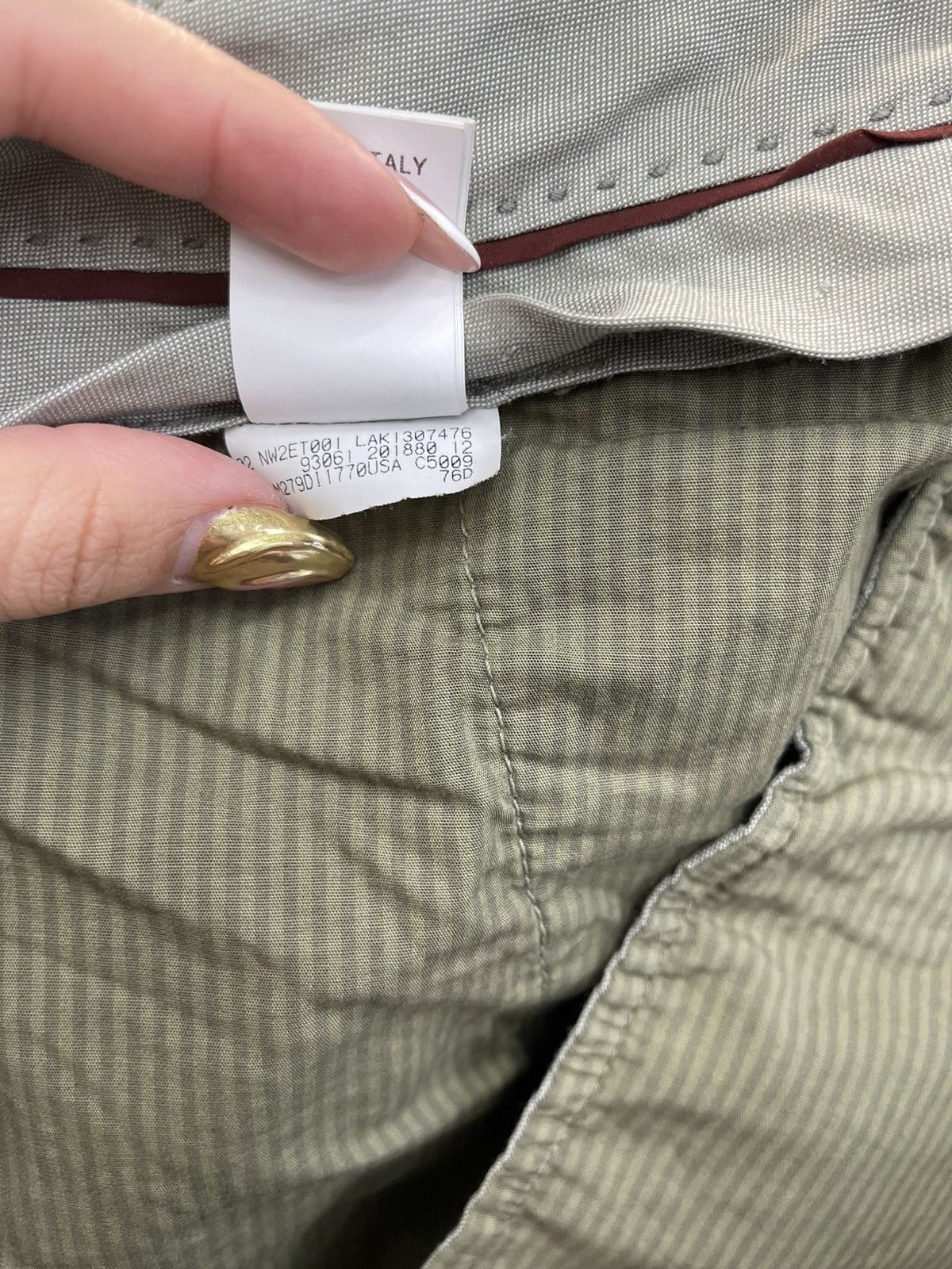 Brunello Cucinelli Brunello Cucinelli green corduroy pants Size US 44 / EU 60 - 7 Thumbnail