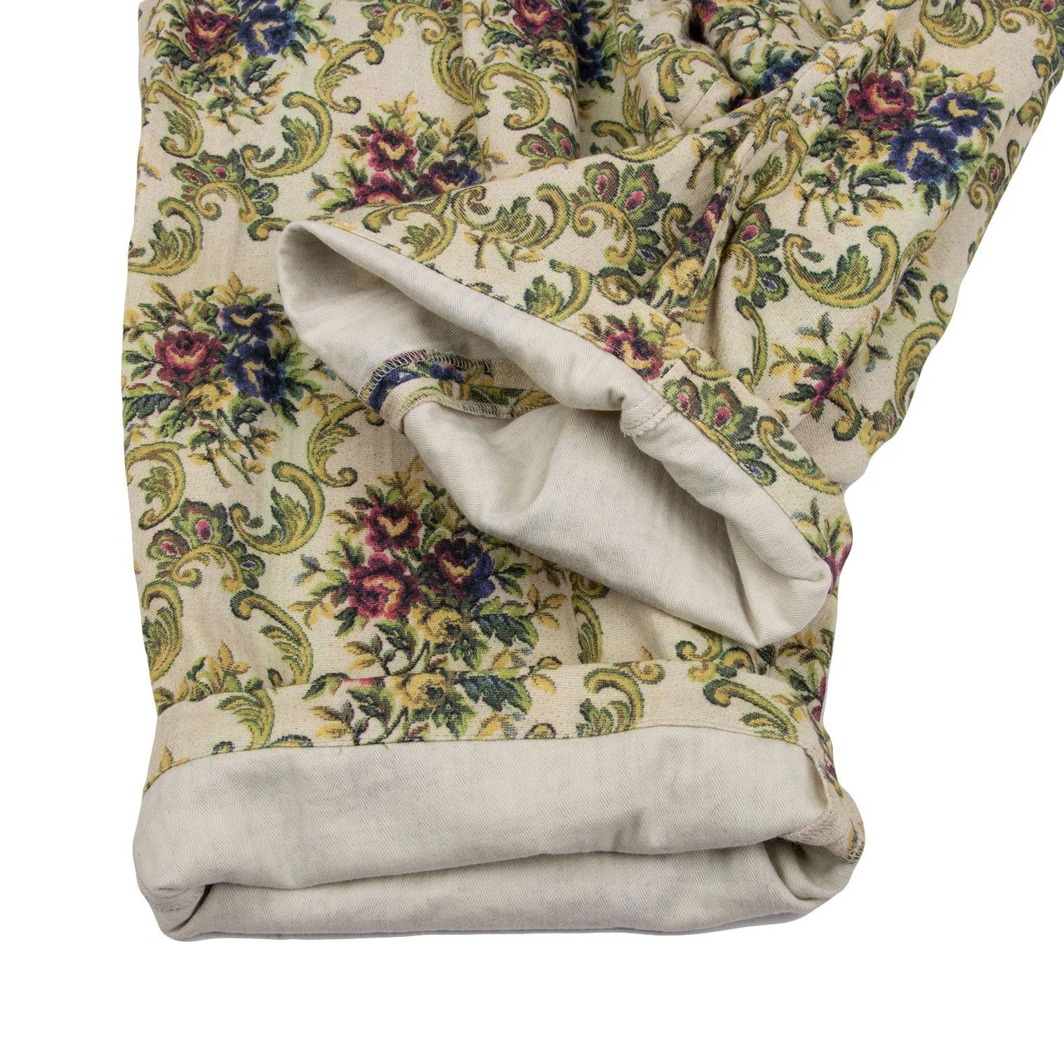 Yohji Yamamoto Yohji Yamamoto Cotton Floral Print Wide Pants Size US 32 / EU 48 - 8 Thumbnail
