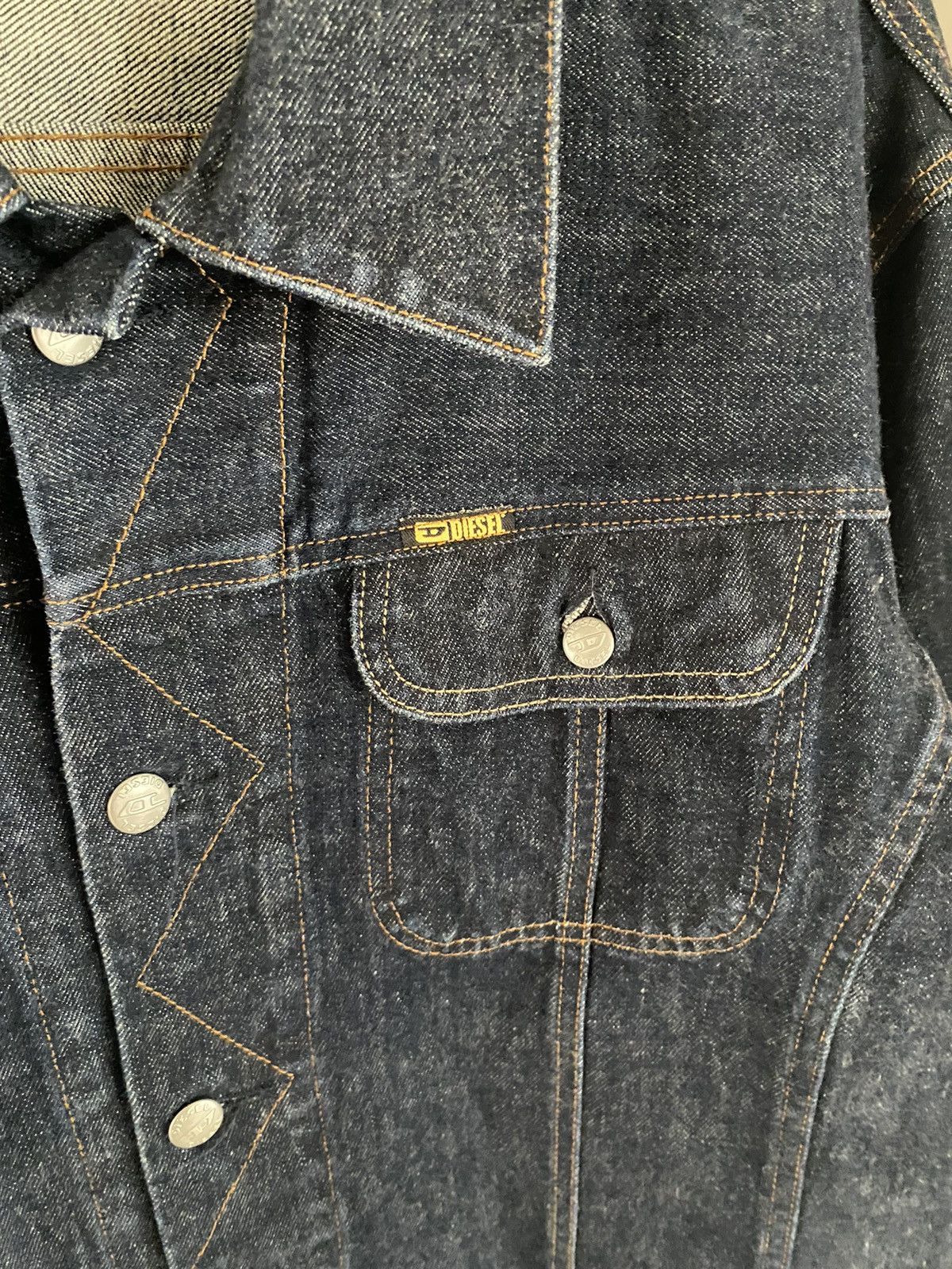 Diesel Vintage Diesel Raw Denim Croped Jeans Jacket Y2K Japanese Size US L / EU 52-54 / 3 - 6 Thumbnail