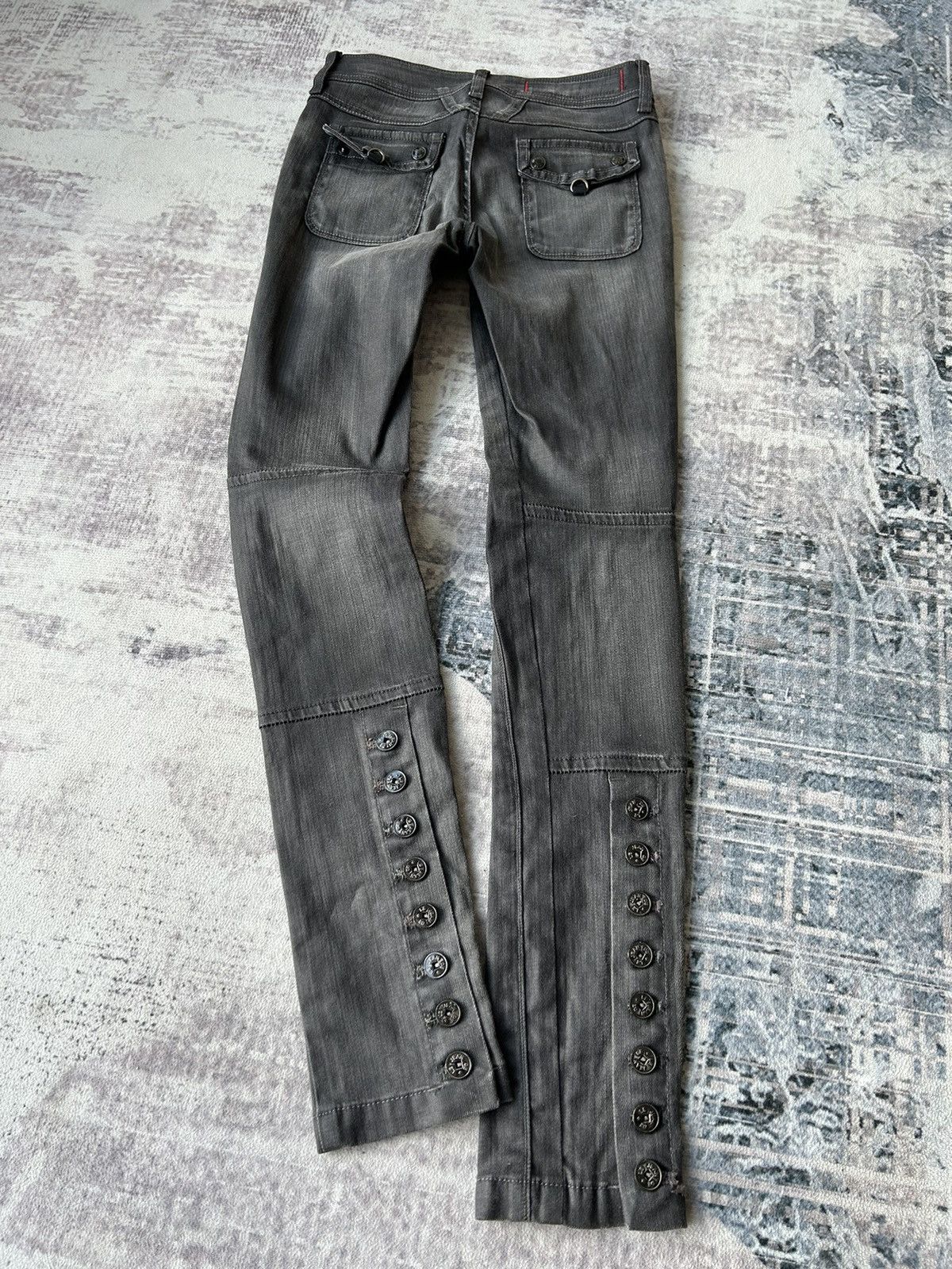 Marithe + Francois Girbaud Punk Style Design By MFG Size US 26 / EU 42 - 4 Thumbnail