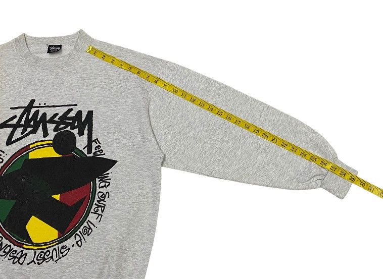 Stussy × Vintage Vintage Stussy Rasta Sweatshirt Size US M / EU 48-50 / 2 - 17 Thumbnail