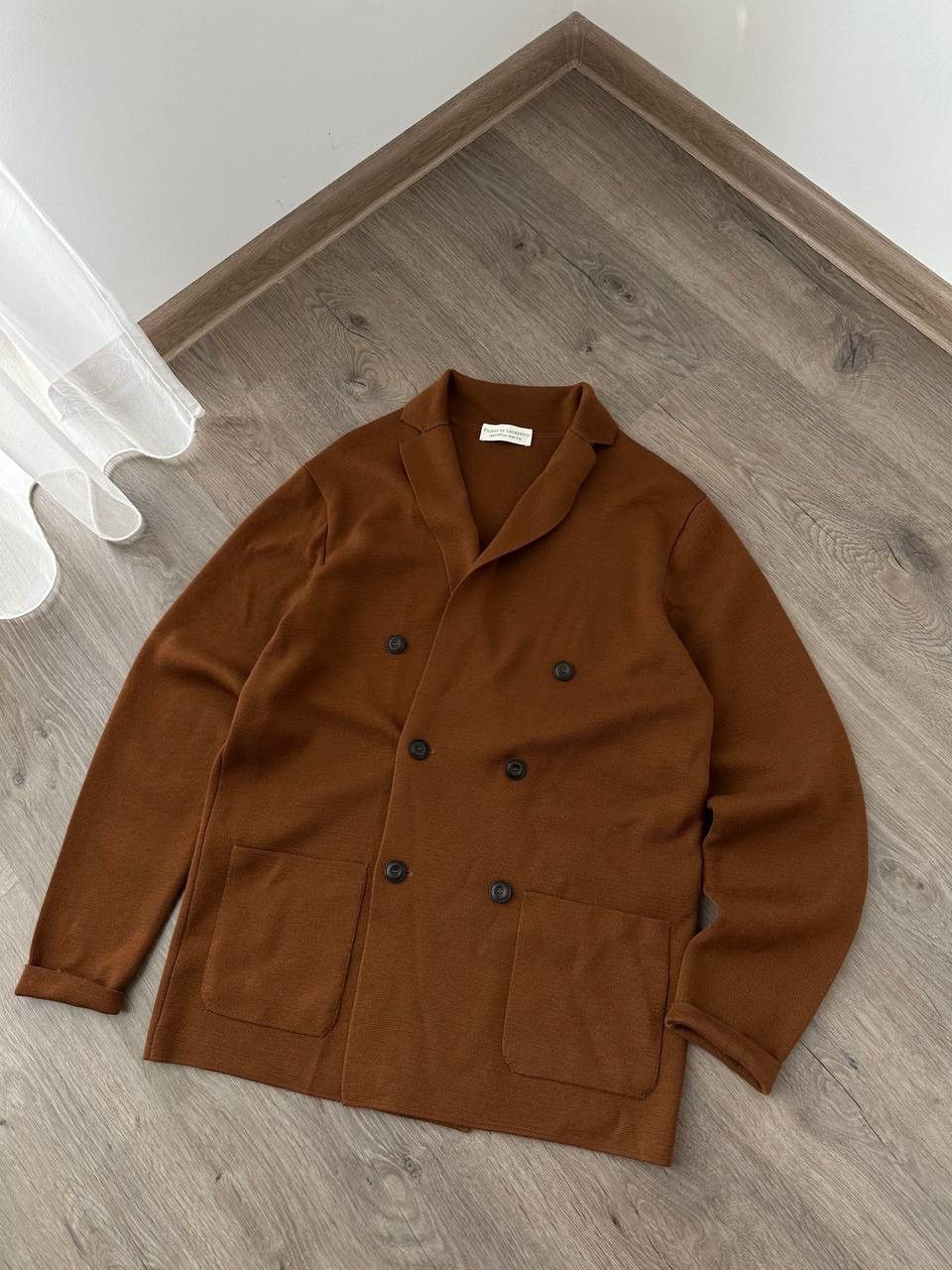Japanese Brand × Vintage Vintage Filippo De Laurentiis Brown Cardigan Sweater Button Size US L / EU 52-54 / 3 - 7 Thumbnail