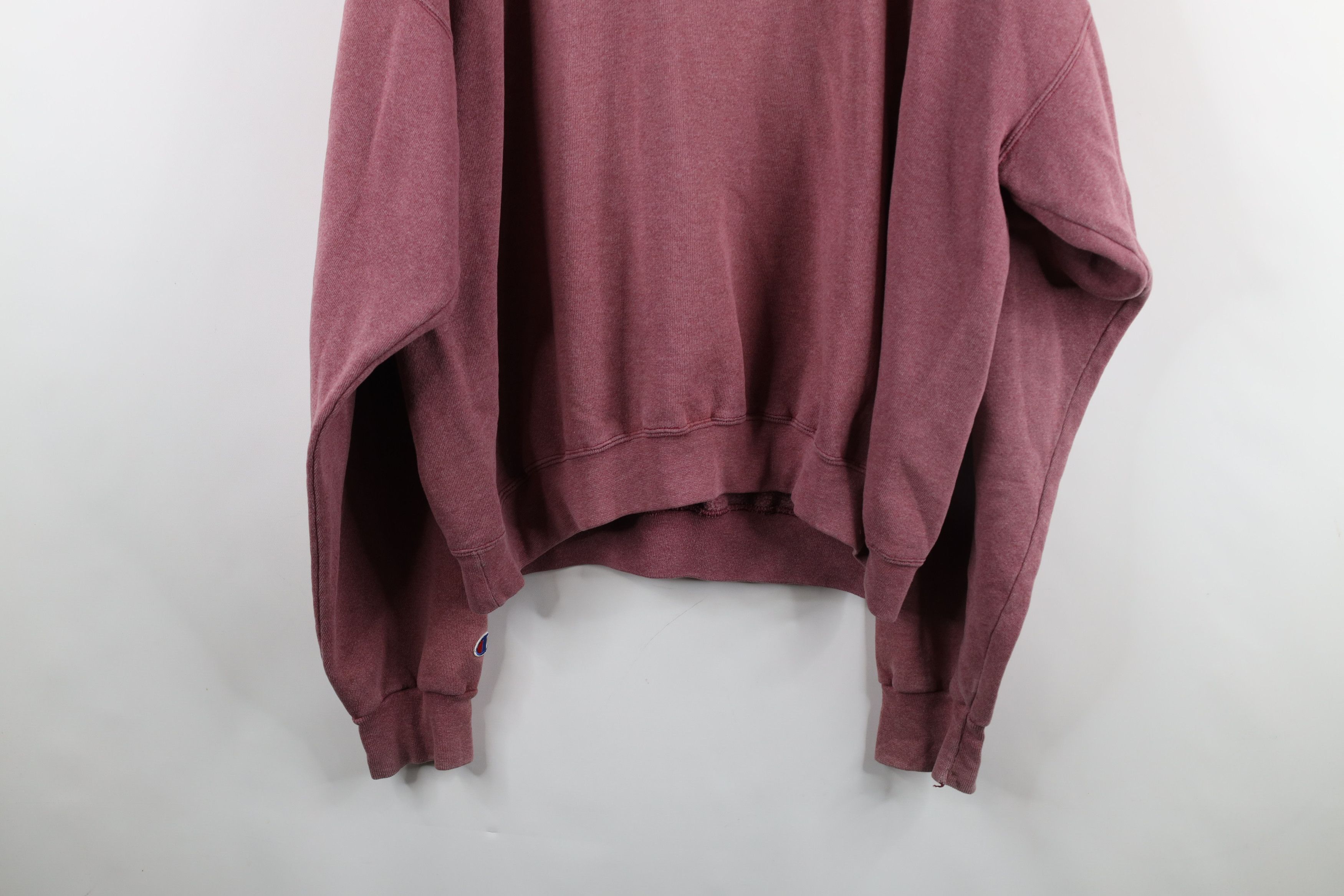 Champion × Vintage Vintage 90s Champion Spell Crewneck Sweatshirt Heather Red Size US XL / EU 56 / 4 - 14 Thumbnail