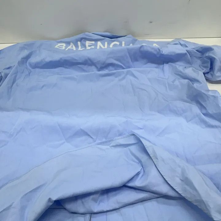 Balenciaga Balenciaga Balenciaga Blue Casual Long Sleeve Shirt -2507 Size US M / EU 48-50 / 2 - 9 Thumbnail