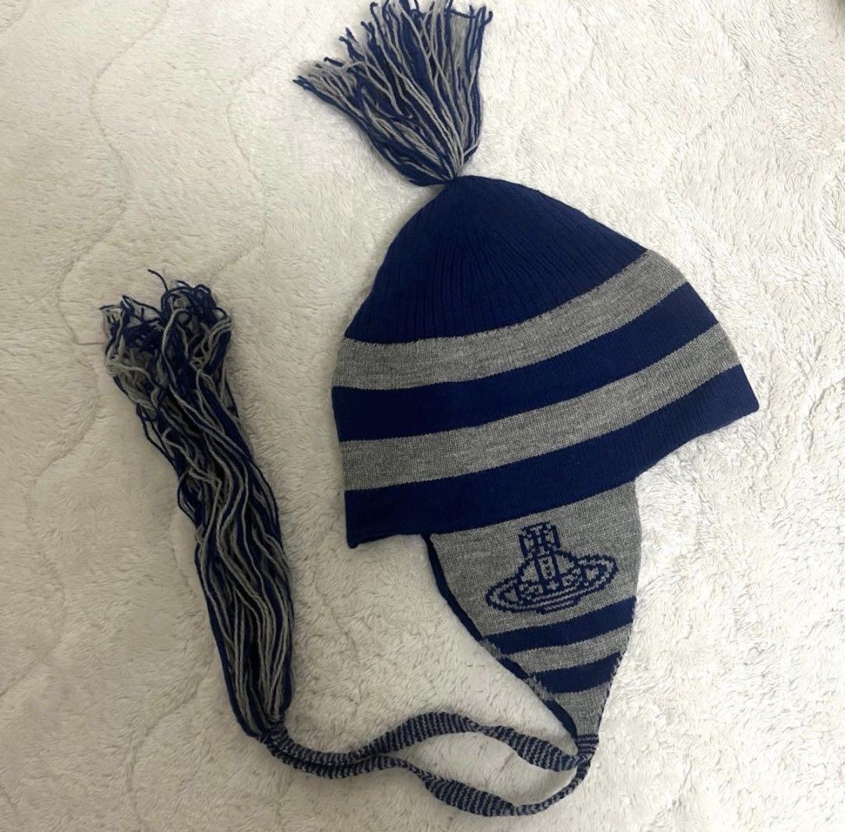 Vivienne Westwood Vivienne Westwood Orb Ear Flap Knit Beanie | Grailed