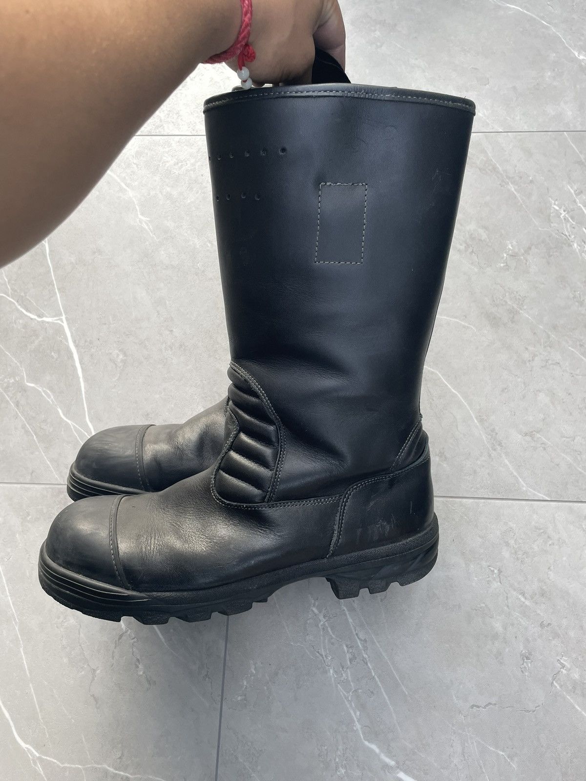 Vintage 70s Vintage Military Black Leather Combat Boots Size US 9 / EU 42 - 10 Thumbnail