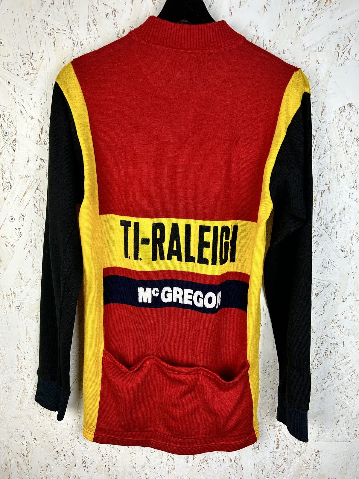 Vintage 70s Campagnolo TI Raleigh Mcgregor Retro Cycling Jersey Size US L / EU 52-54 / 3 - 5 Thumbnail