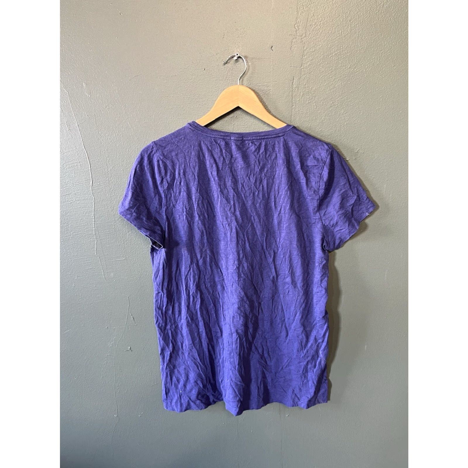 J.Crew J. Crew Womens Purple Short Sleeve Graphic T-shirt Size L Size L / US 10 / IT 46 - 2 Thumbnail