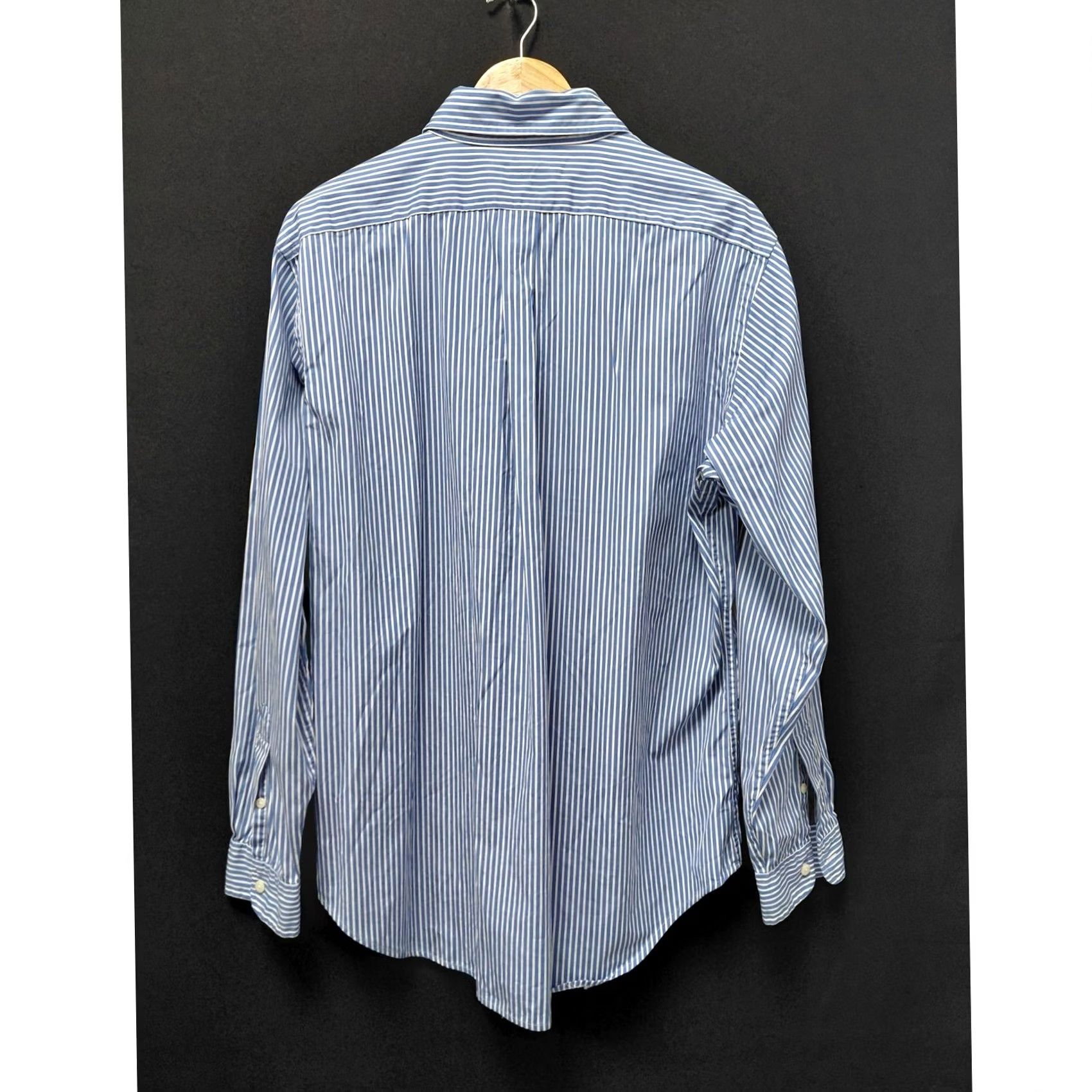 Vintage American Living Blue Striped Button-Up Shirt Long Sleeve Knit Men Size L Size US L / EU 52-54 / 3 - 2 Thumbnail