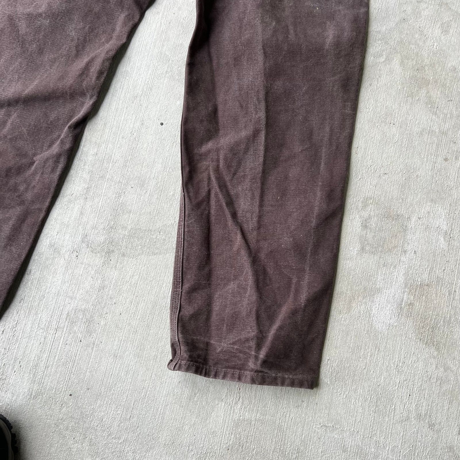 Carhartt × Vintage Carhartt brown double knee work wear carpenter pants Size US 35 - 6 Thumbnail