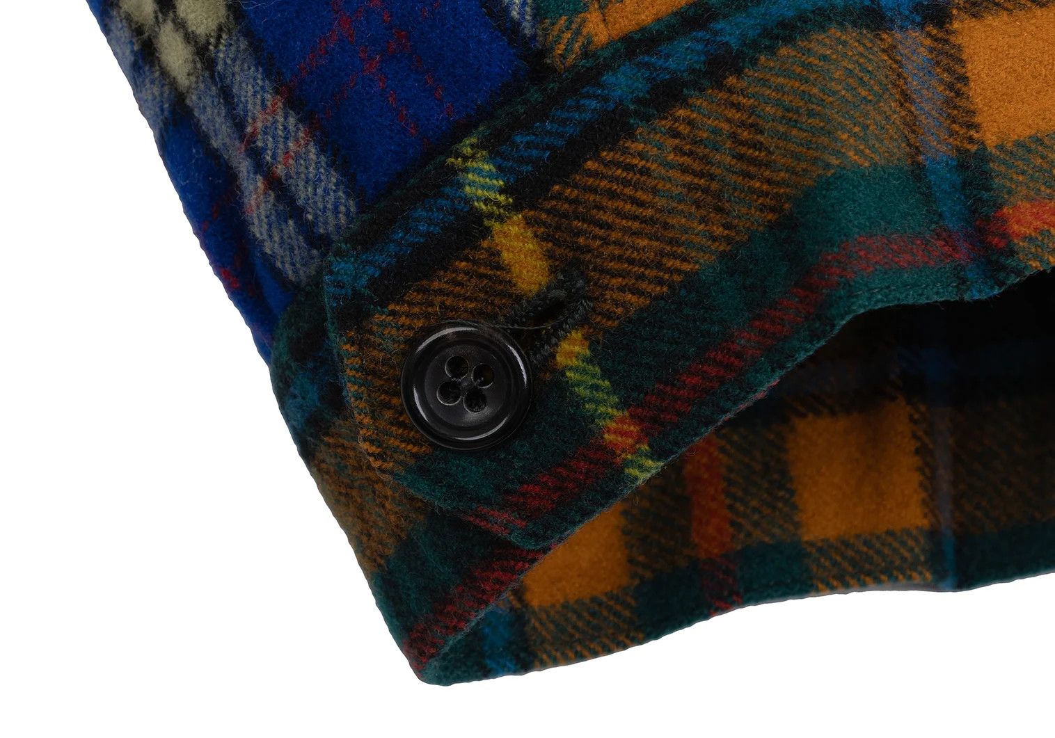 Comme des Garcons Homme Plus Wool Check Tuck Pants in Multicolor, Size S Size US 38 / EU 54 - 8 Thumbnail