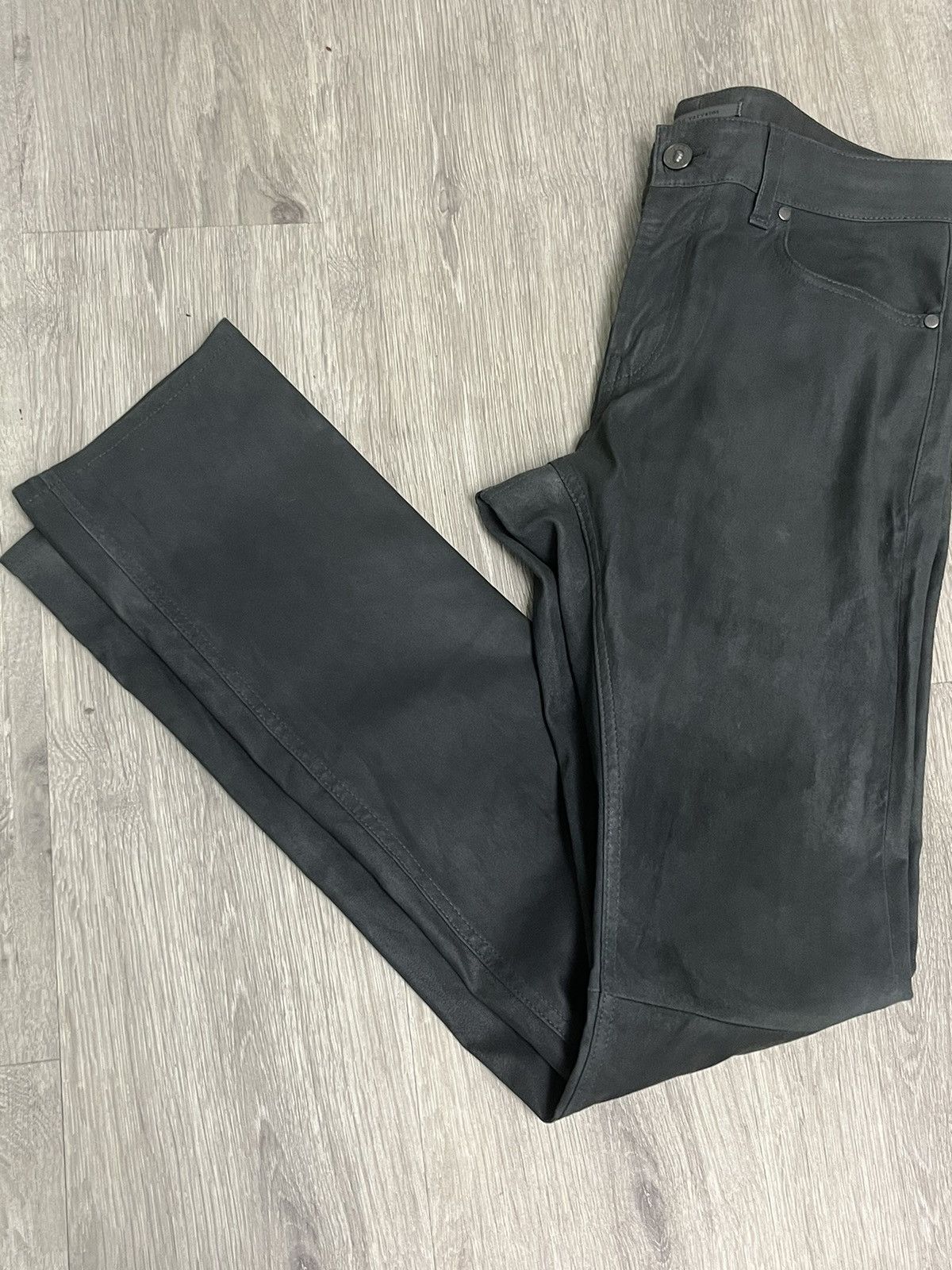 John Varvatos Leather Rockstar Jeans. 30 Size US 30 / EU 46 - 12 Thumbnail