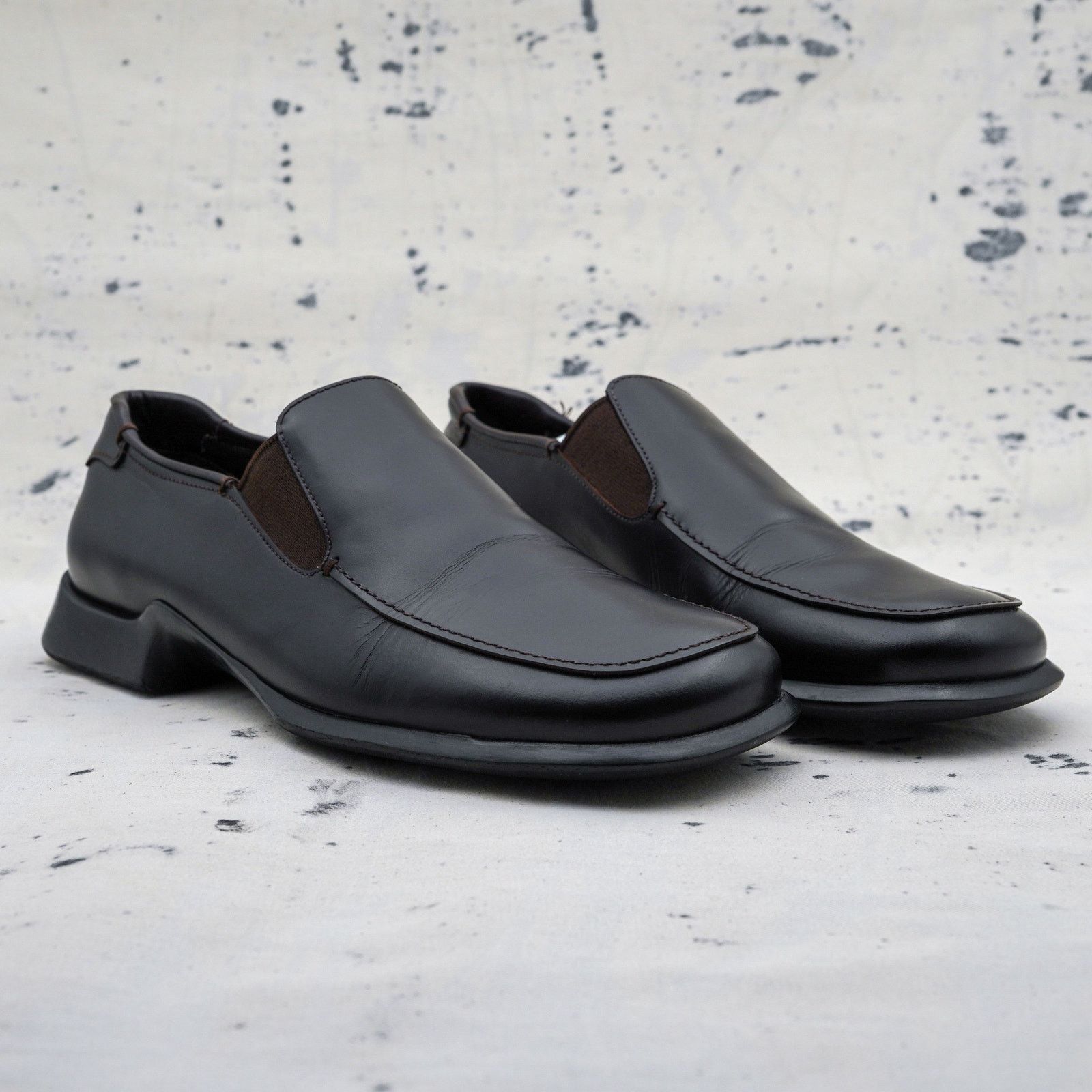 Prada Vintage prada classic brown formal leather loafers shoes Size US 8.5 / EU 41-42 - 1 Thumbnail