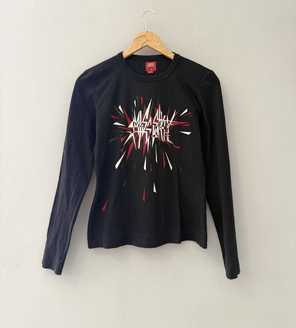 Miss Sixty Miss Sixty Black Avant Garde Long Sleeve Size S / US 4 / IT 40 - 1 Thumbnail