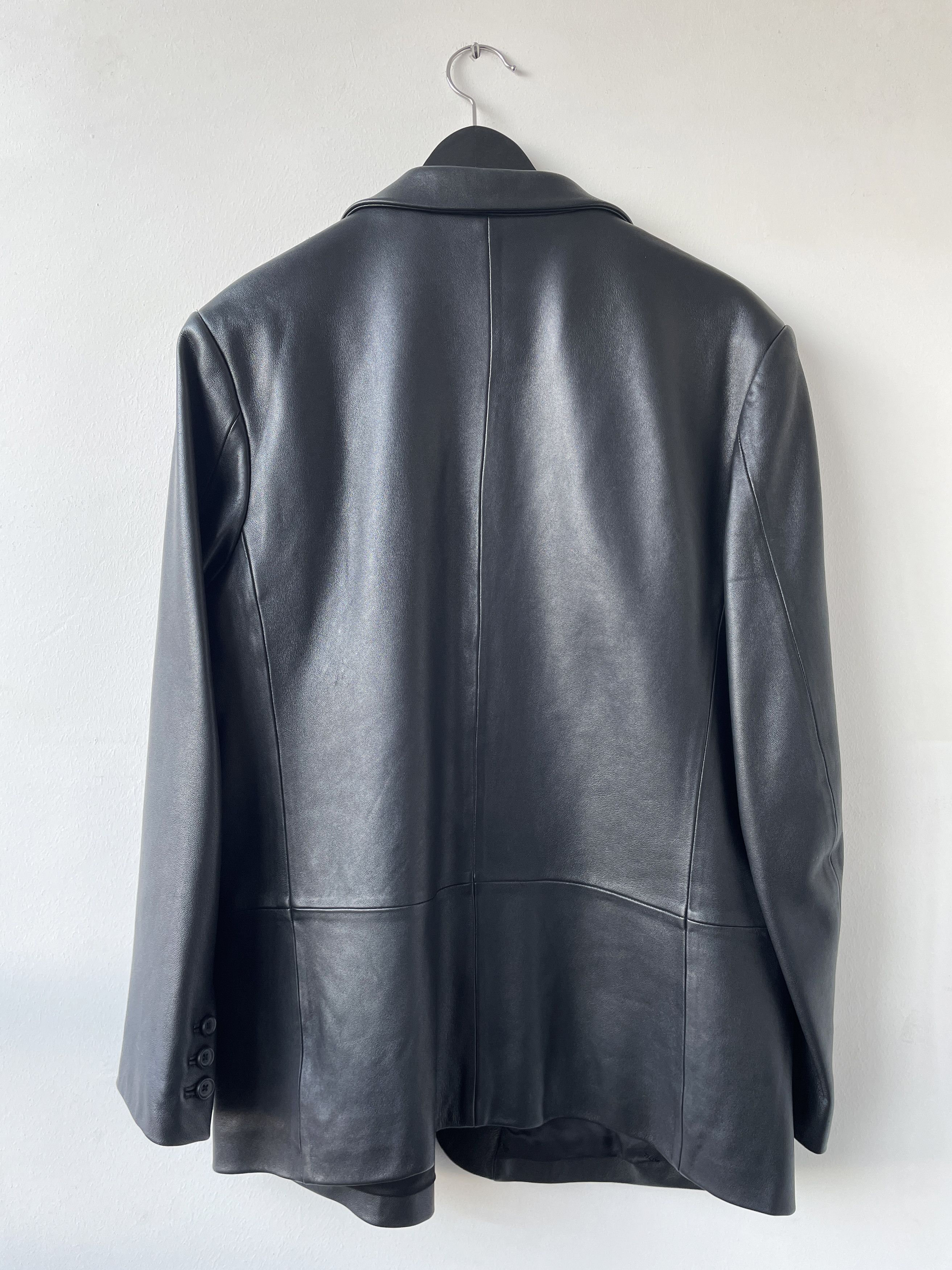 Supreme SS19 leather blazer jacket Size 40R - 5 Thumbnail