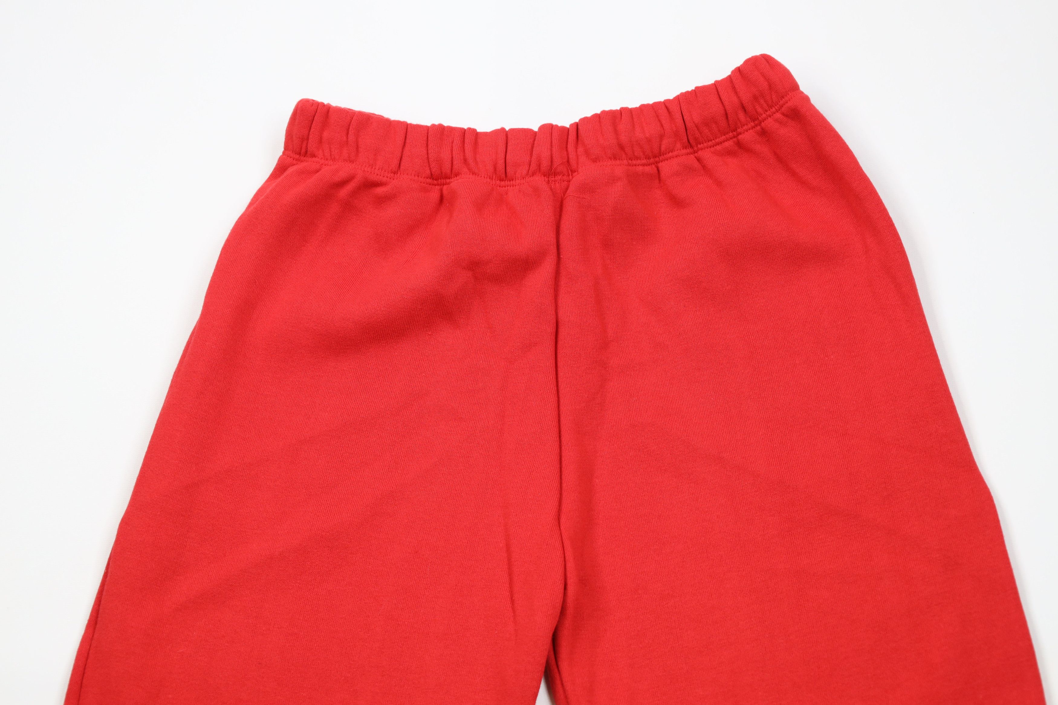 Vintage Deadstock Vintage 90s Streetwear Sweatpants Joggers Red USA Size US 36 / EU 52 - 10 Thumbnail