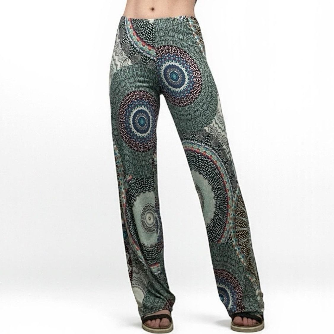 Other Au Soleil De St. Tropez Colorful Mandala Print Boho Pants Size 27" / US 4 / IT 40 - 1 Thumbnail
