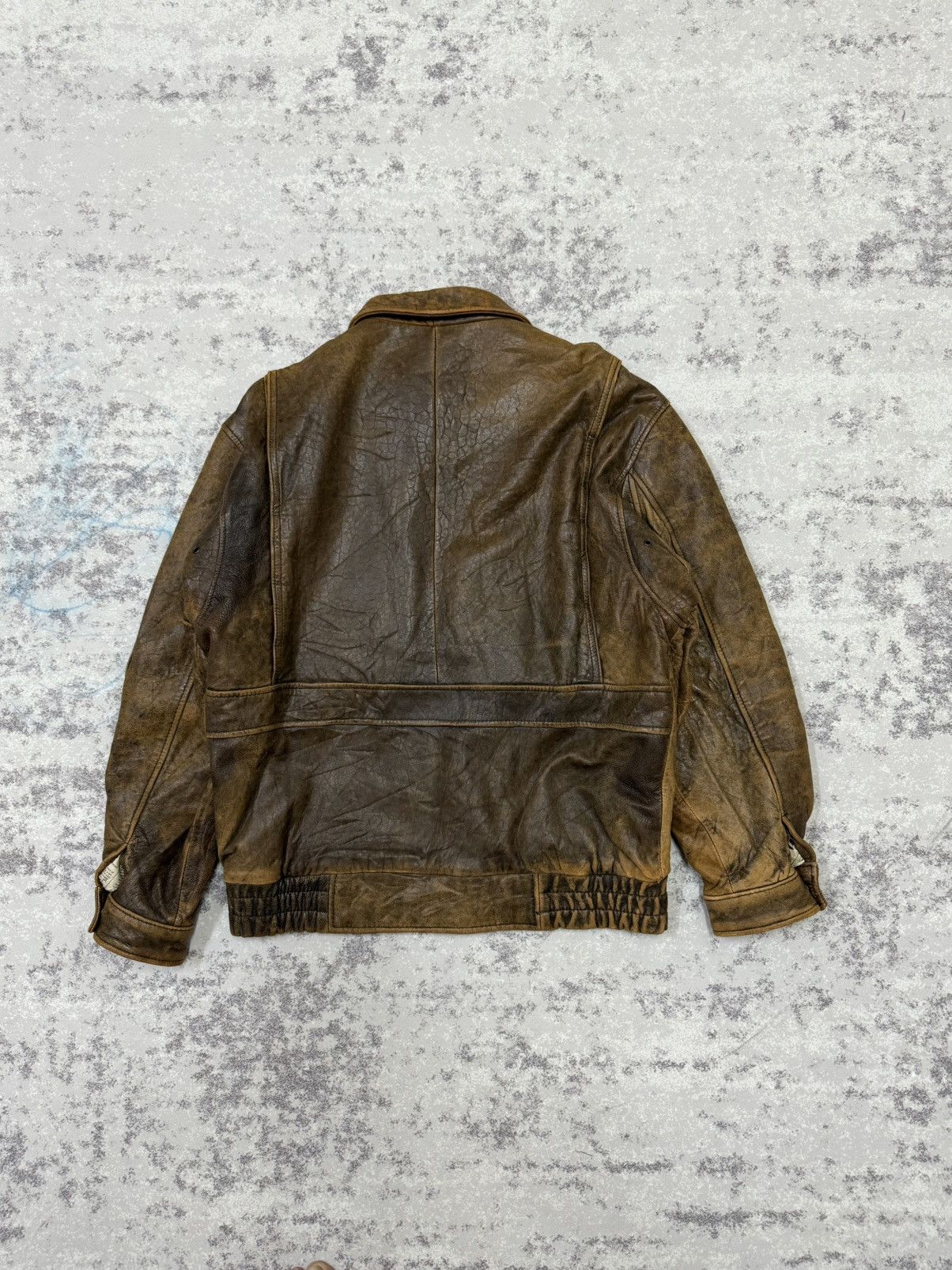 Genuine Leather Vintage Sub Urban Tokyo Leather Jacket Size US L / EU 52-54 / 3 - 12 Thumbnail