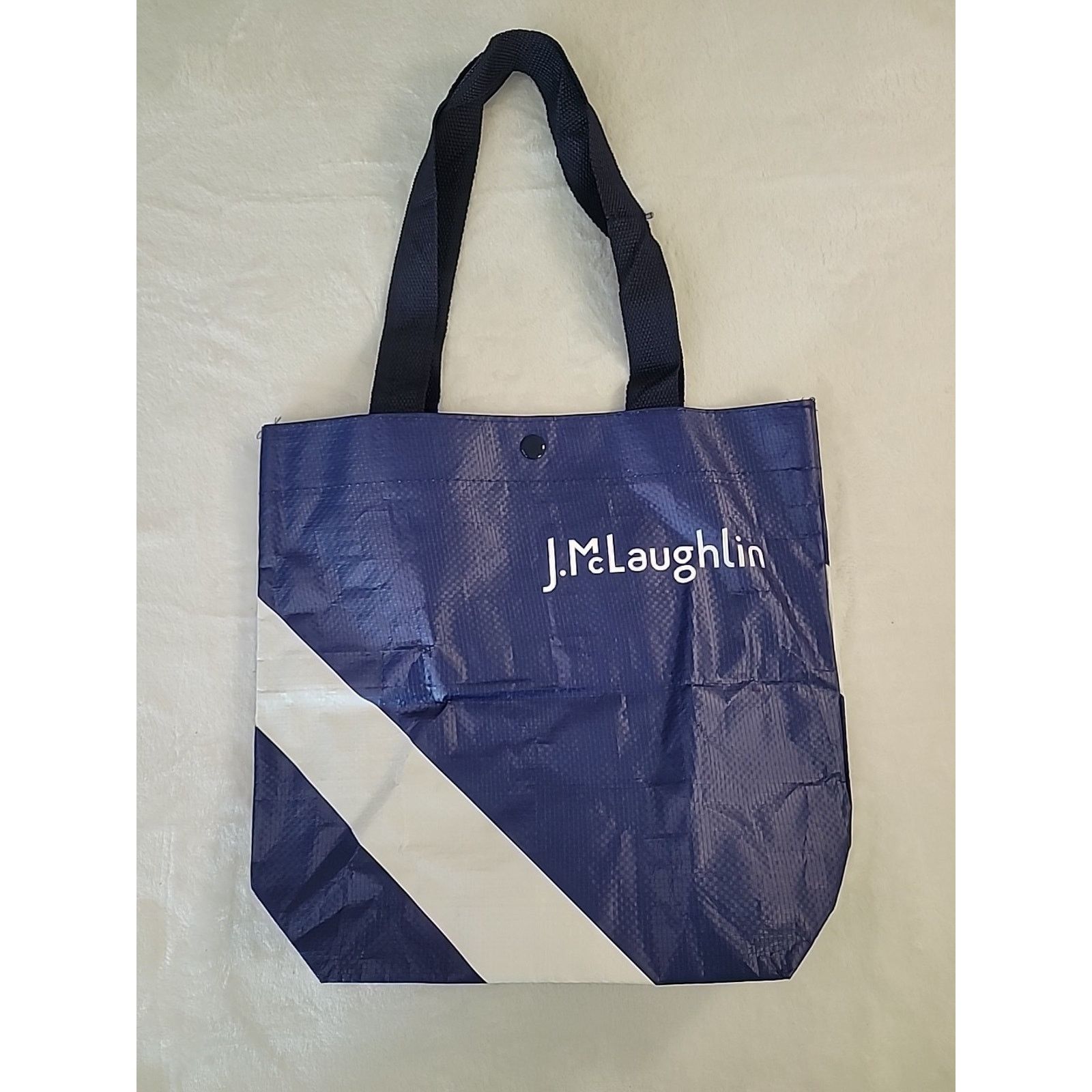 J.McLaughlin J McLaughlin Blue White Reusable Tote Bag Size ONE SIZE - 1 Thumbnail