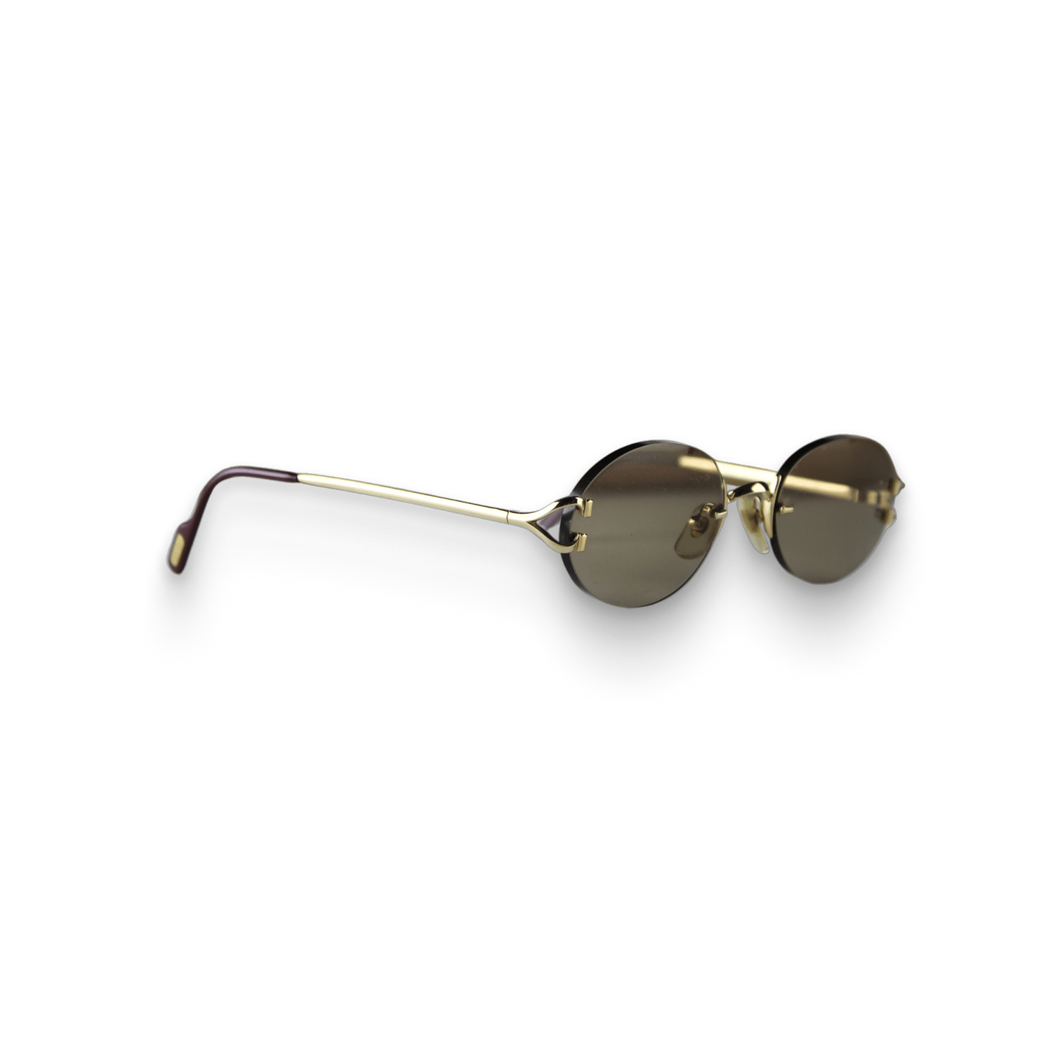 Cartier Cartier Classic Oval Décor C Sunglasses Size ONE SIZE - 3 Thumbnail