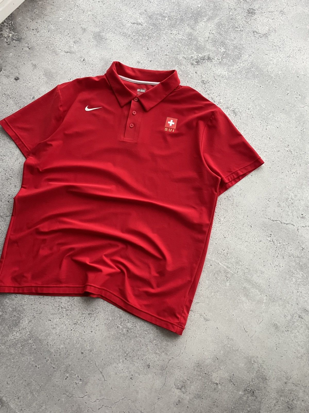 Nike Nike Roger Federer RF 2008 Beijing Olympics Davis Cup Polo Size US XXL / EU 58 / 5 - 2 Thumbnail