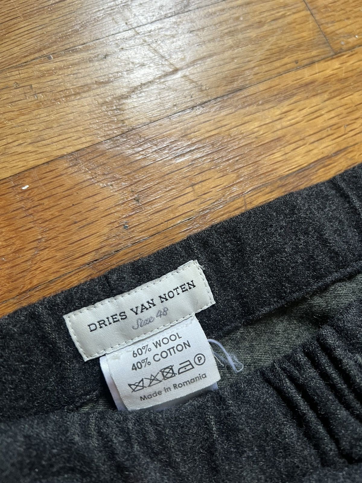 Dries Van Noten Wool Easy Pants RiRi Zippers Size US 32 / EU 48 - 2 Thumbnail
