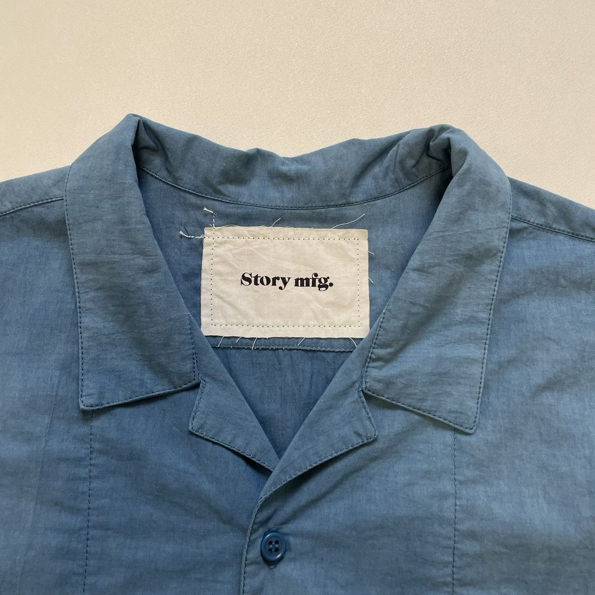 Story Mfg. ‘Heart Clamp’ Blue/Pink Tie Dye Shirt Size US M / EU 48-50 / 2 - 4 Thumbnail