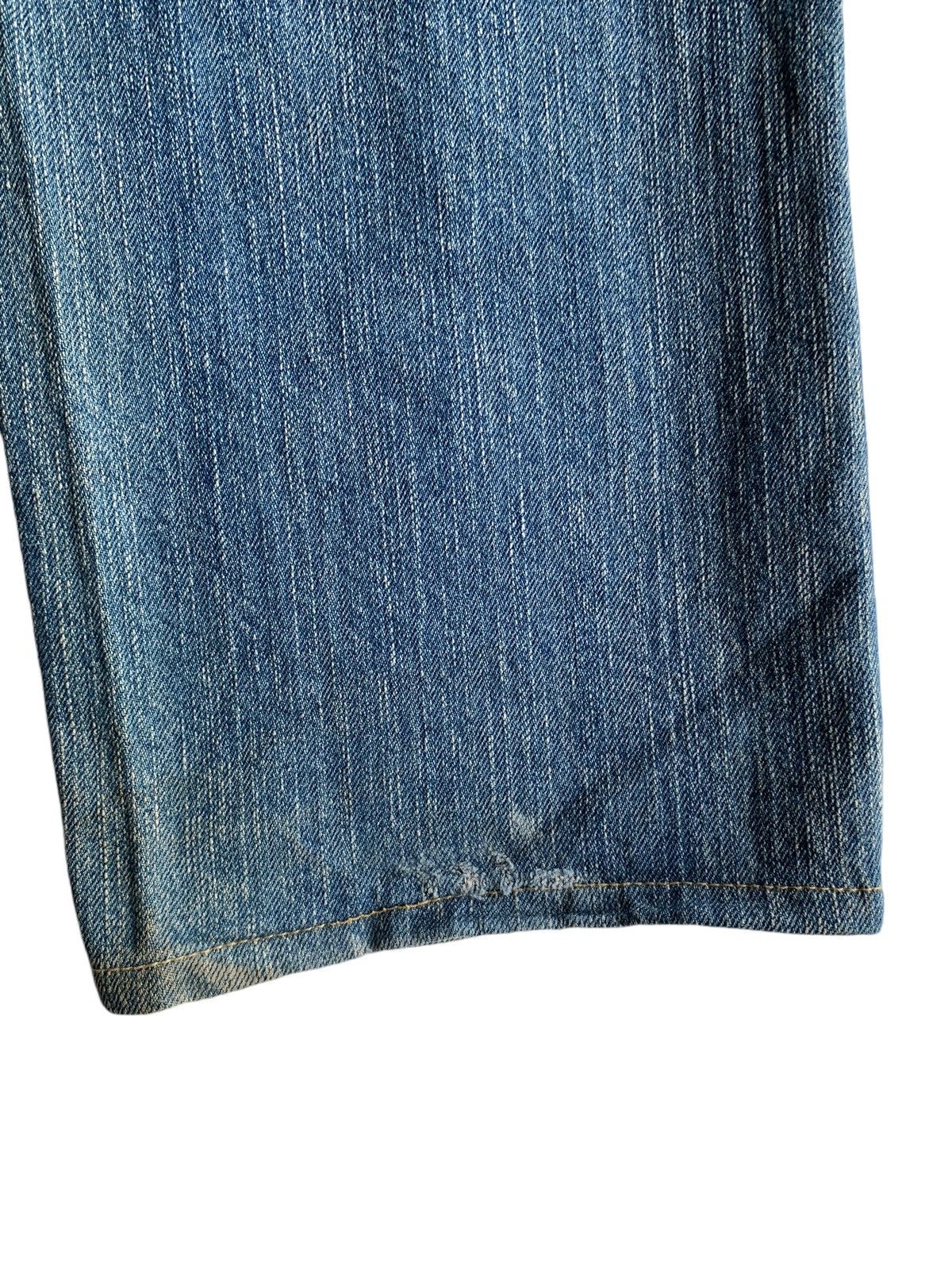 Edwin 505ZX Redline Selvedge distressed denim