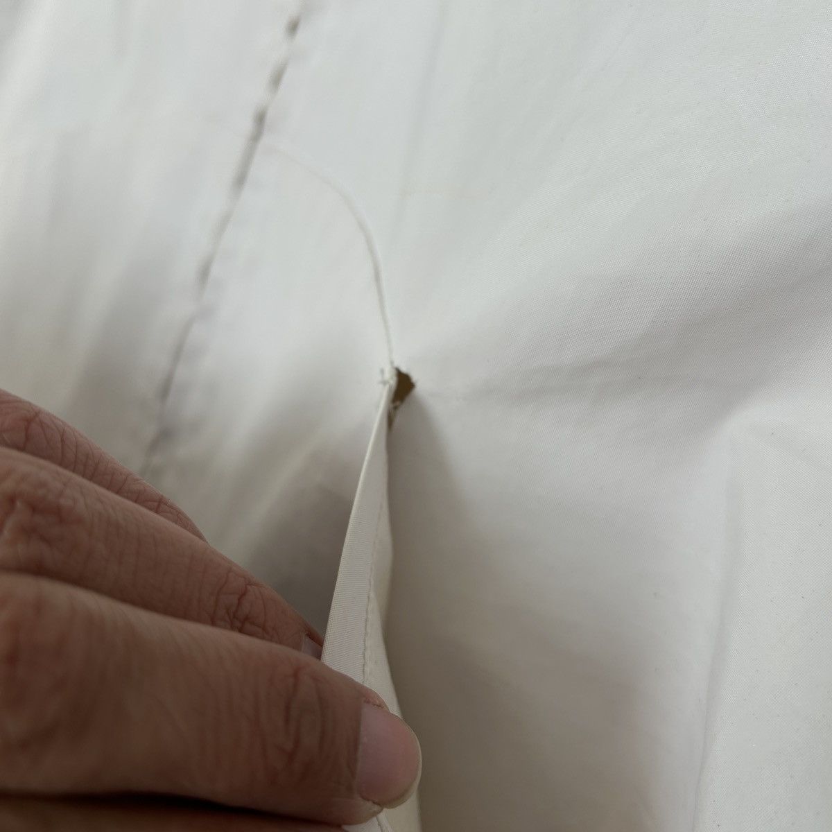 Jil Sander Jil Sander Minimal White Cotton Hooded Jacket Size US M / EU 48-50 / 2 - 10 Thumbnail