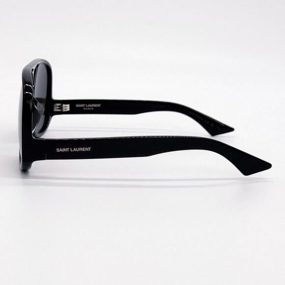 Saint Laurent Paris NEW SAINT LAURENT SUNGLASSES SL652/F SOLACE 001 BLACK UNISEX Size ONE SIZE - 9 Thumbnail