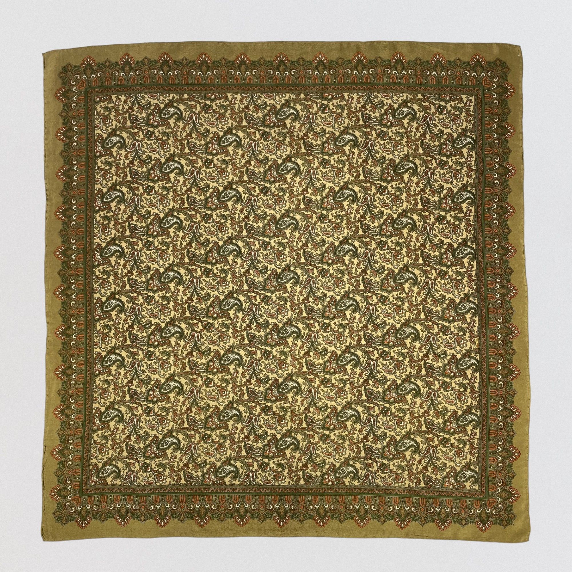 Japanese Brand × Vintage Vintage Japanese Brand Paisley Printed Scarf SS075 Size ONE SIZE - 1 Thumbnail