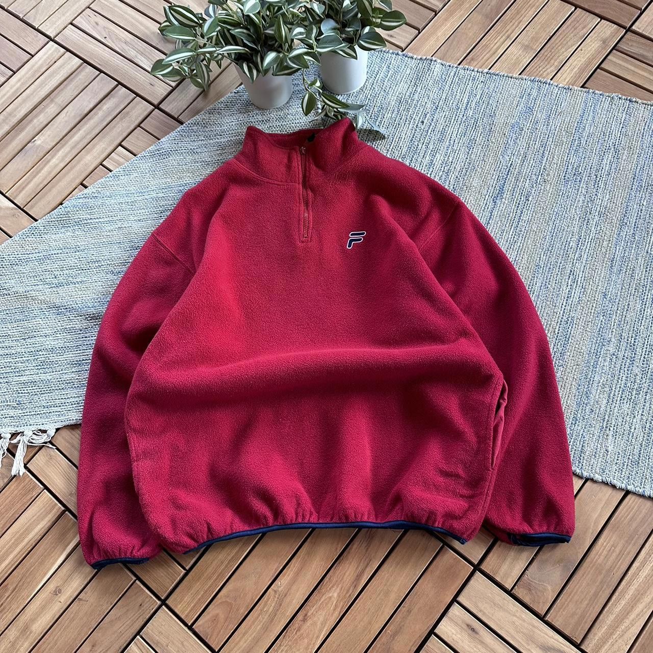 Fila Vintage Y2K Fila Sportswear Fleece Half Zip Jacket Size US M / EU 48-50 / 2 - 1 Thumbnail